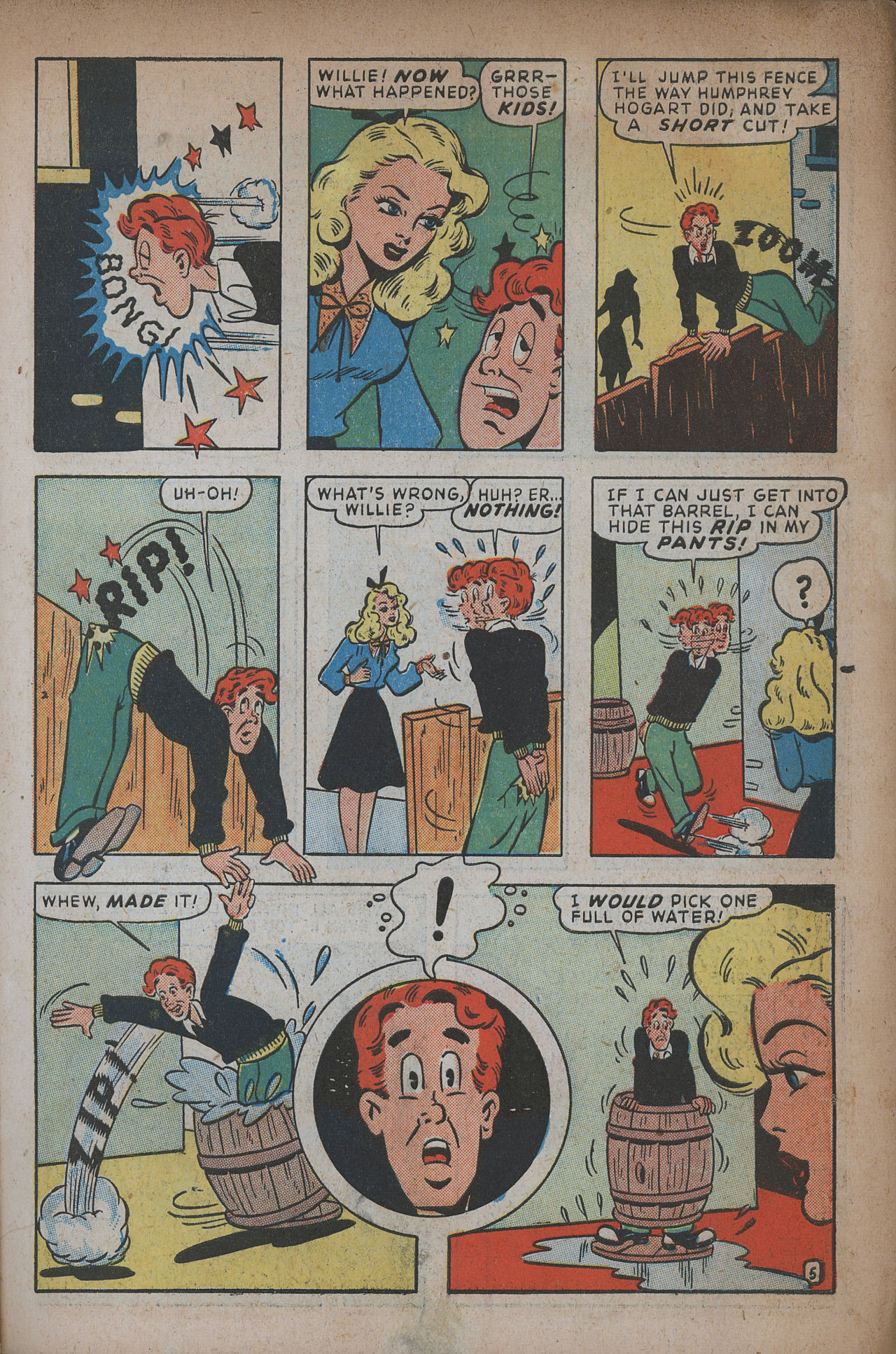 Read online Willie Comics (1946) comic -  Issue #13 - 7