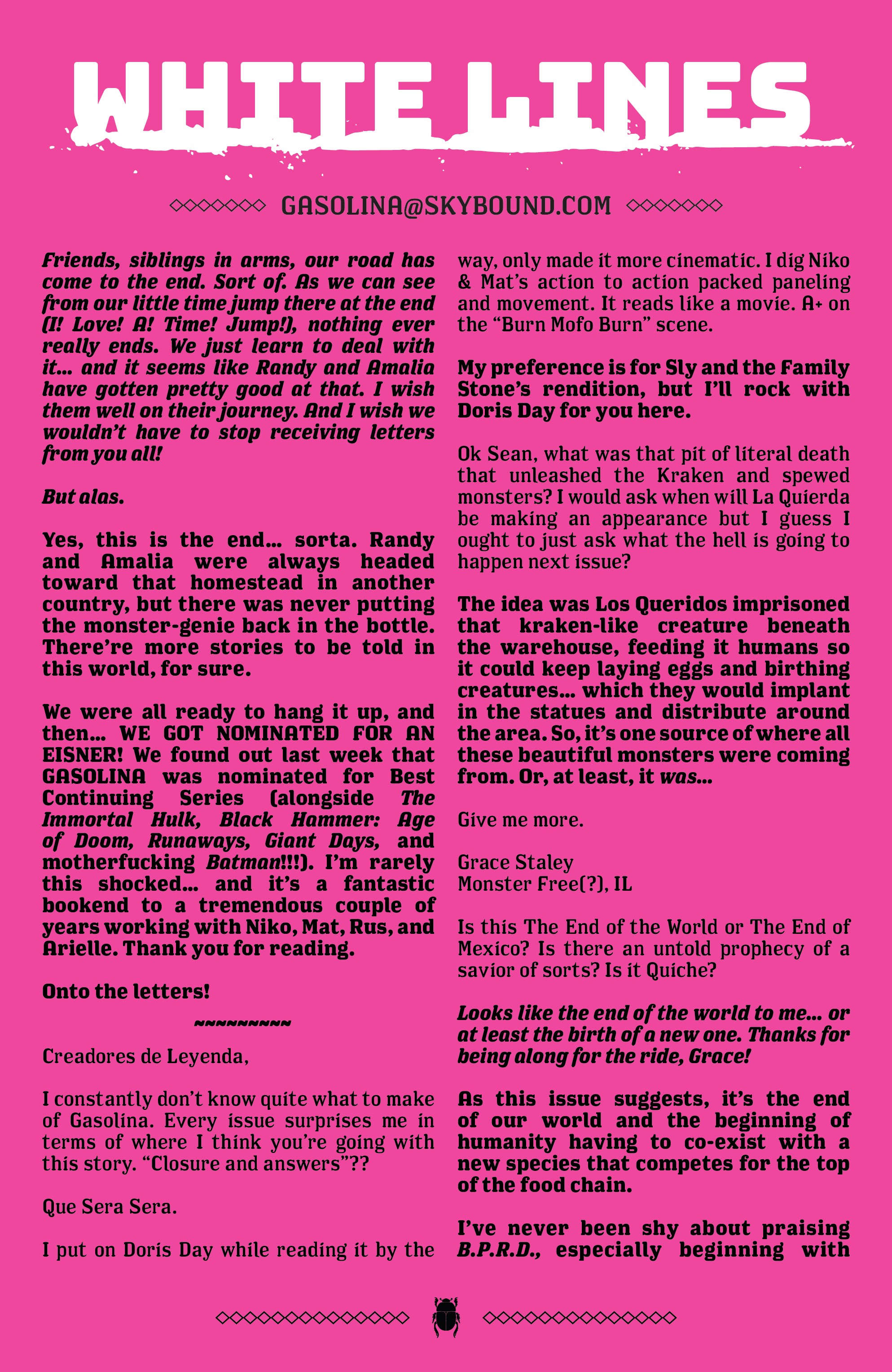 Read online Gasolina comic -  Issue #18 - 22