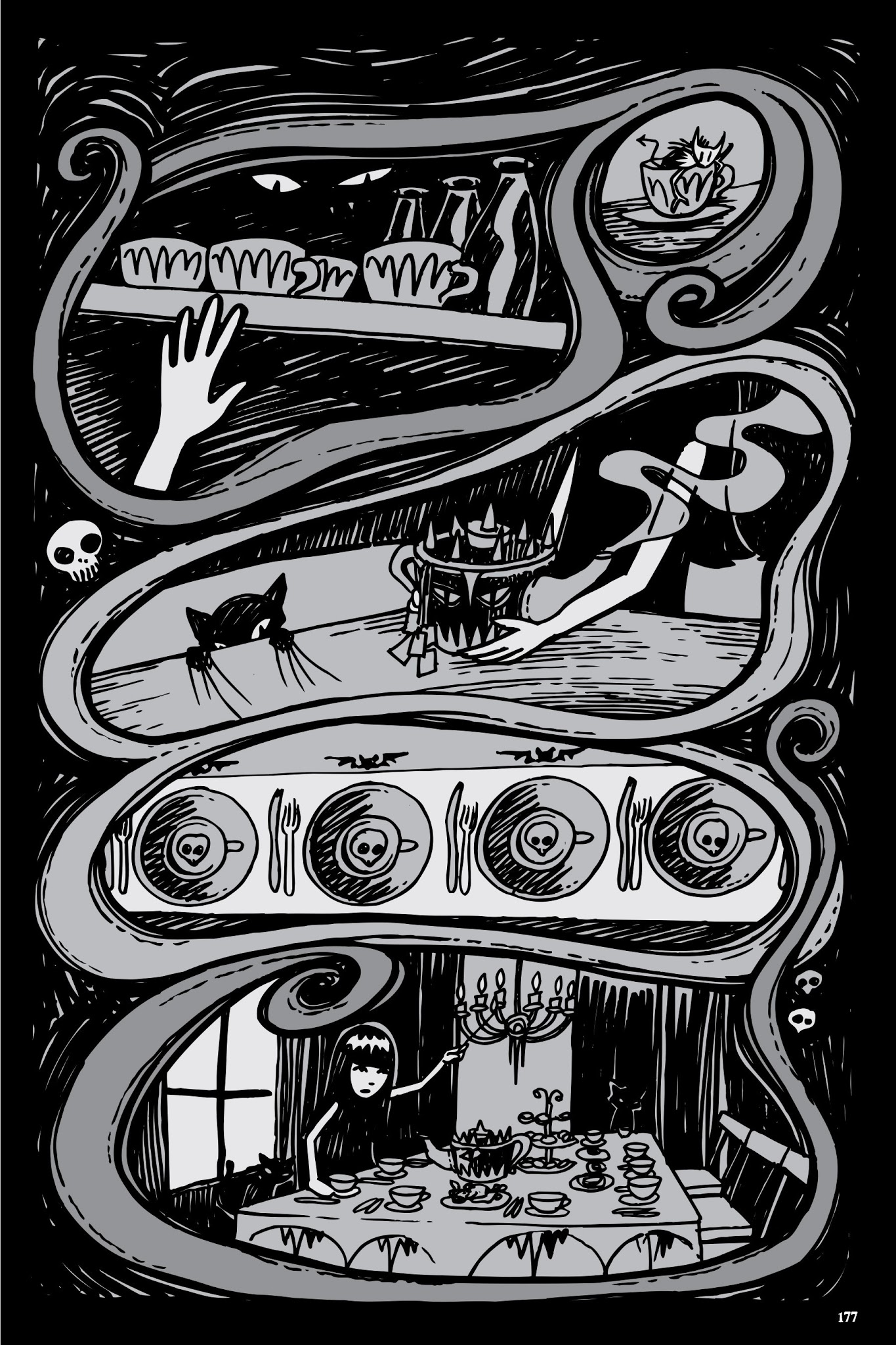 Read online The Complete Emily The Strange: All Things Strange comic -  Issue # TPB - 173