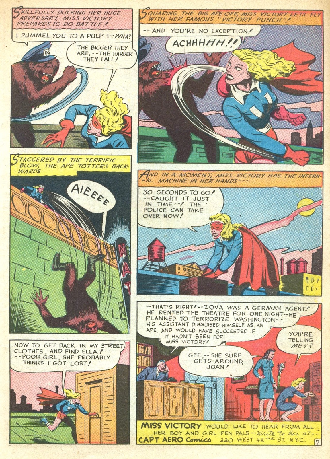 Captain Aero Comics issue 15 - Page 17