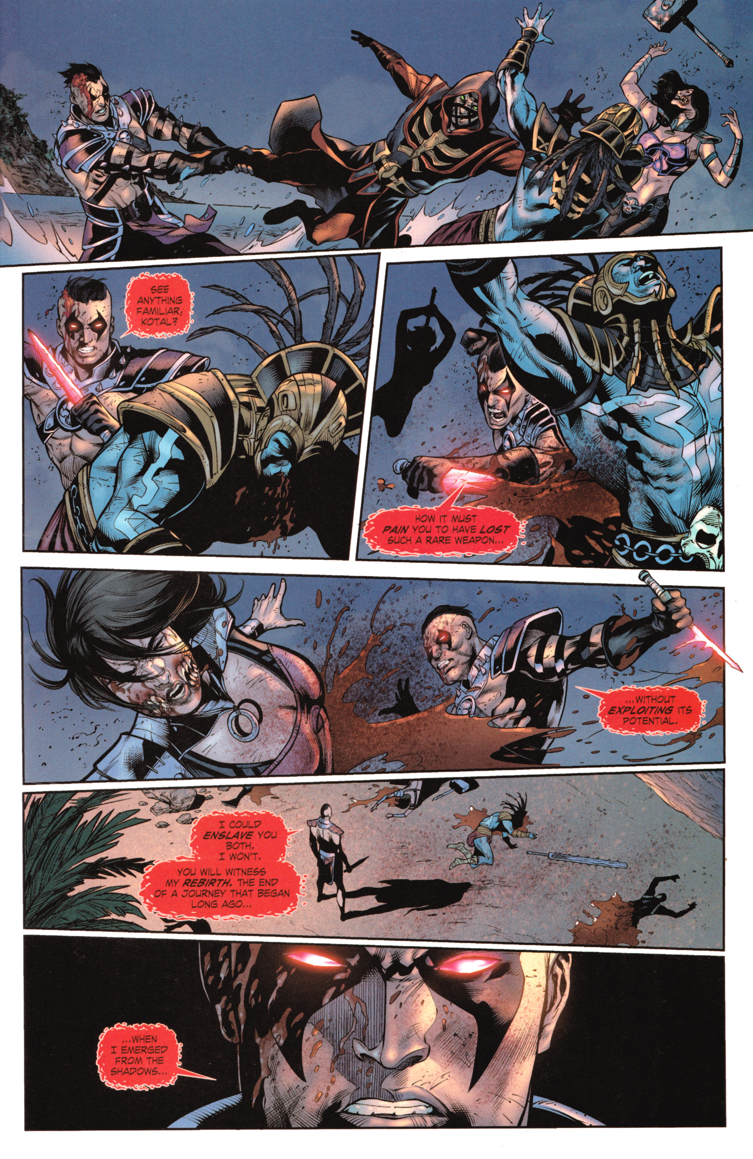 Read online Mortal Kombat X [II] comic -  Issue #9 - 31