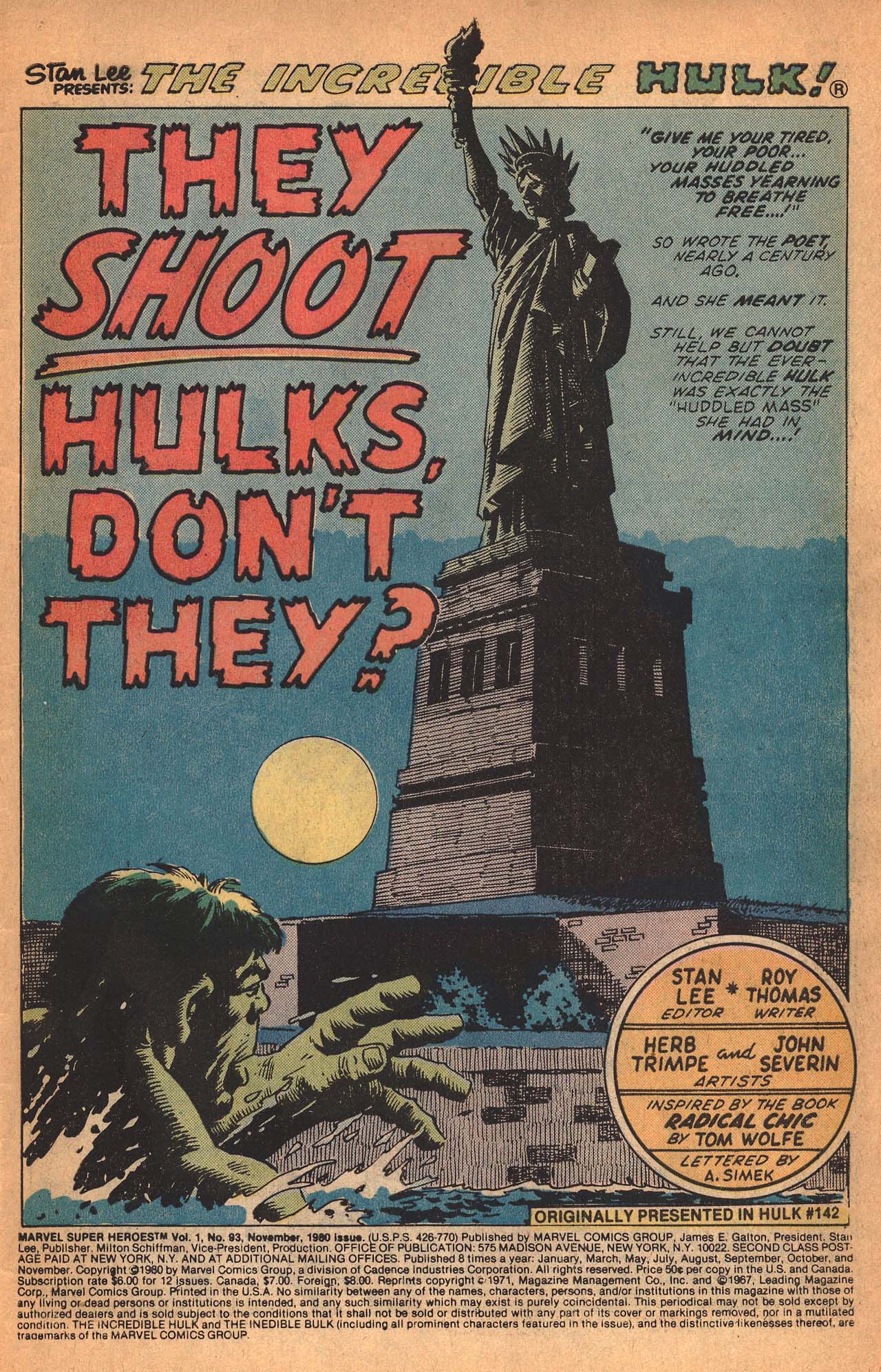 Read online Marvel Super-Heroes comic -  Issue #93 - 3