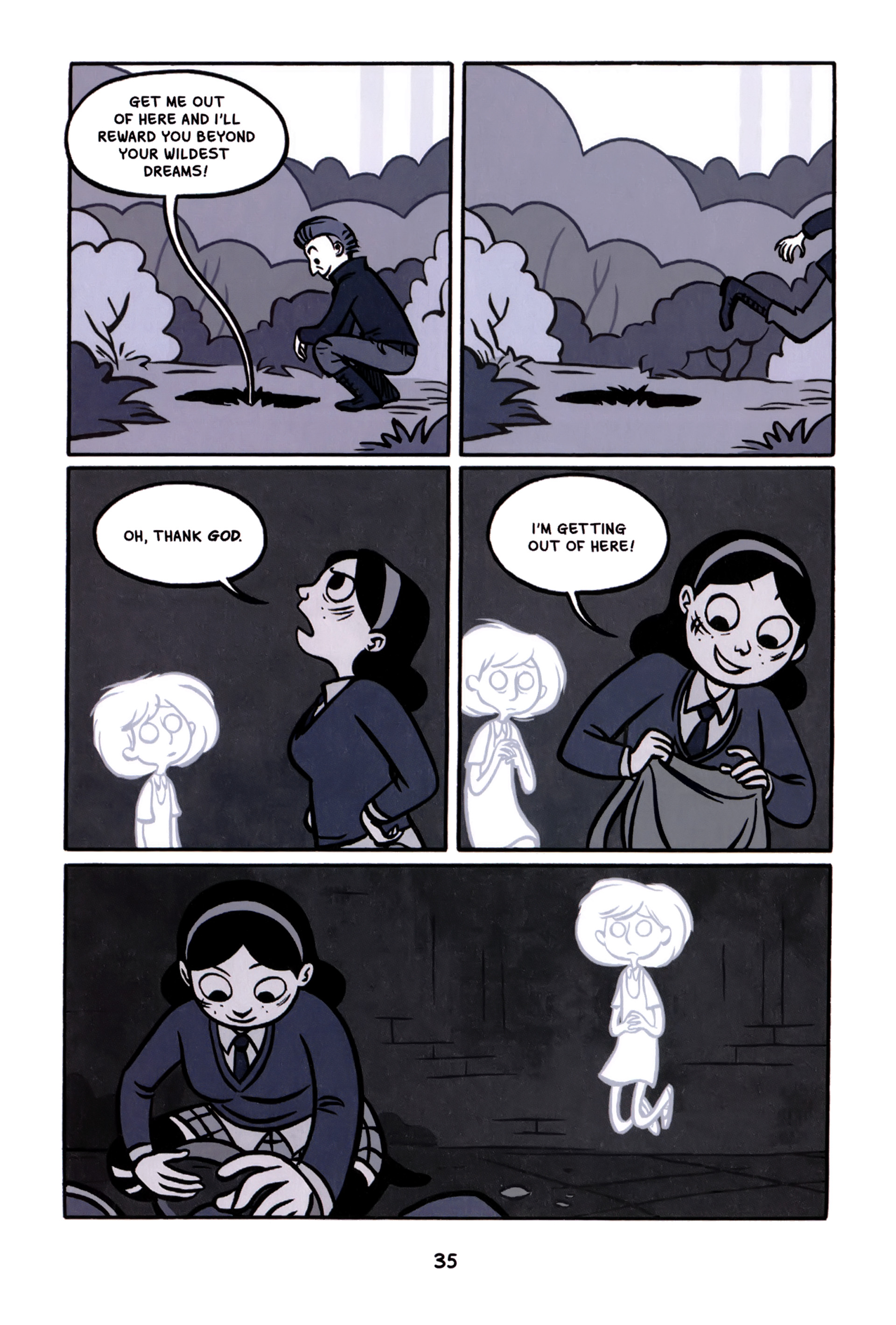 Read online Anya's Ghost comic -  Issue #1 - 36