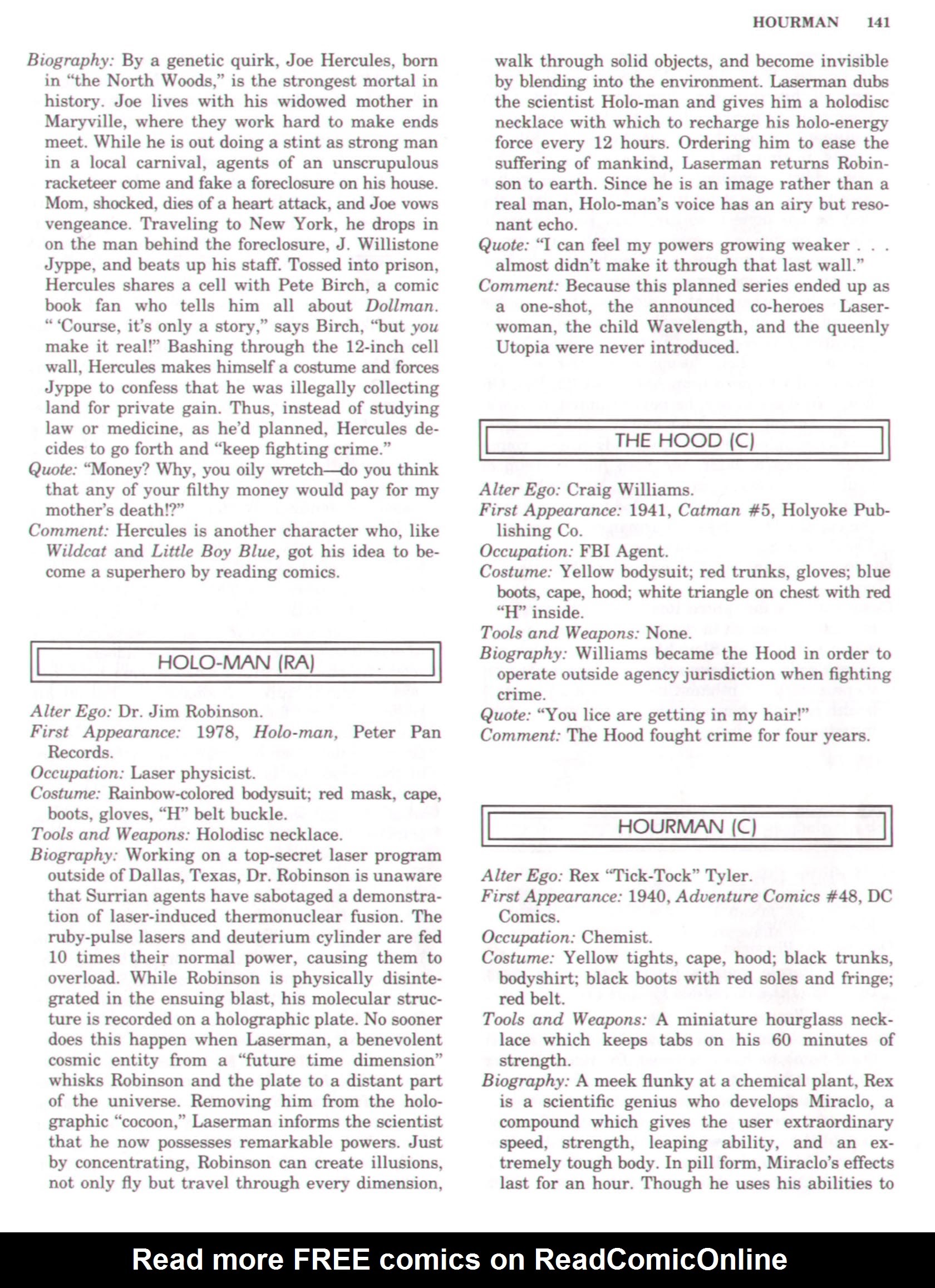 Read online The Encyclopedia of Superheroes comic -  Issue # TPB (Part 2) - 60