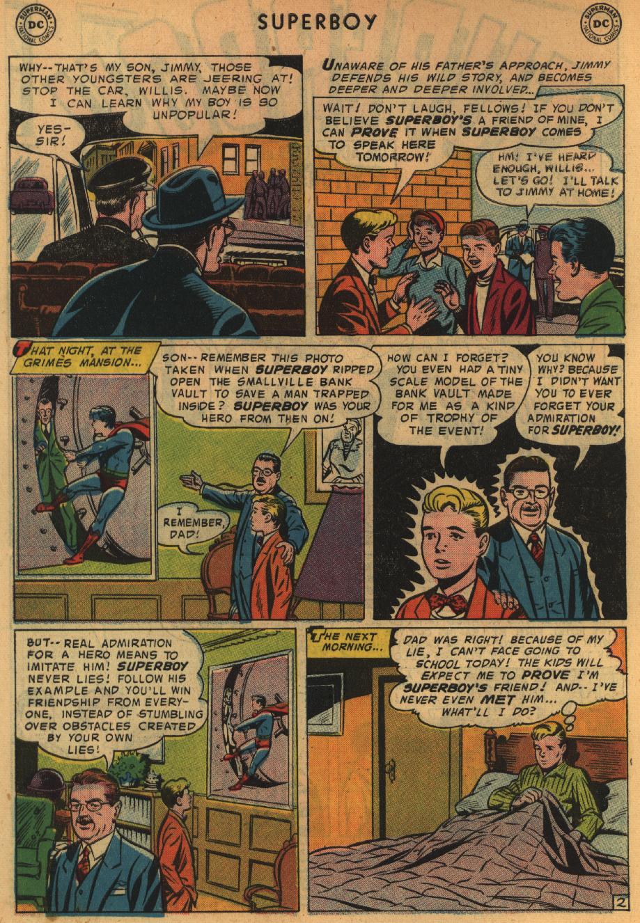 Read online Superboy (1949) comic -  Issue #64 - 3