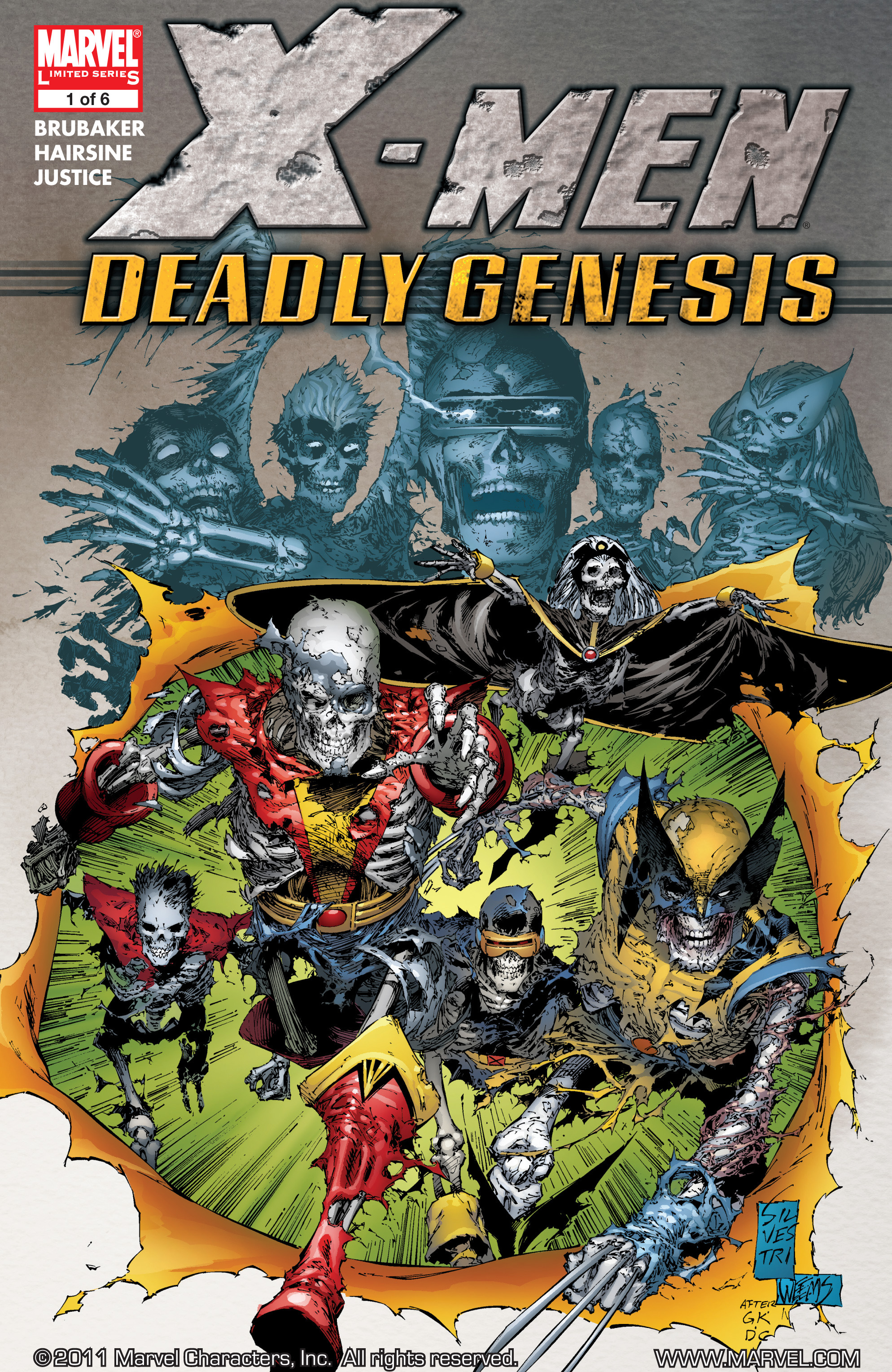 Read online X-Men: Deadly Genesis comic -  Issue #1 - 1