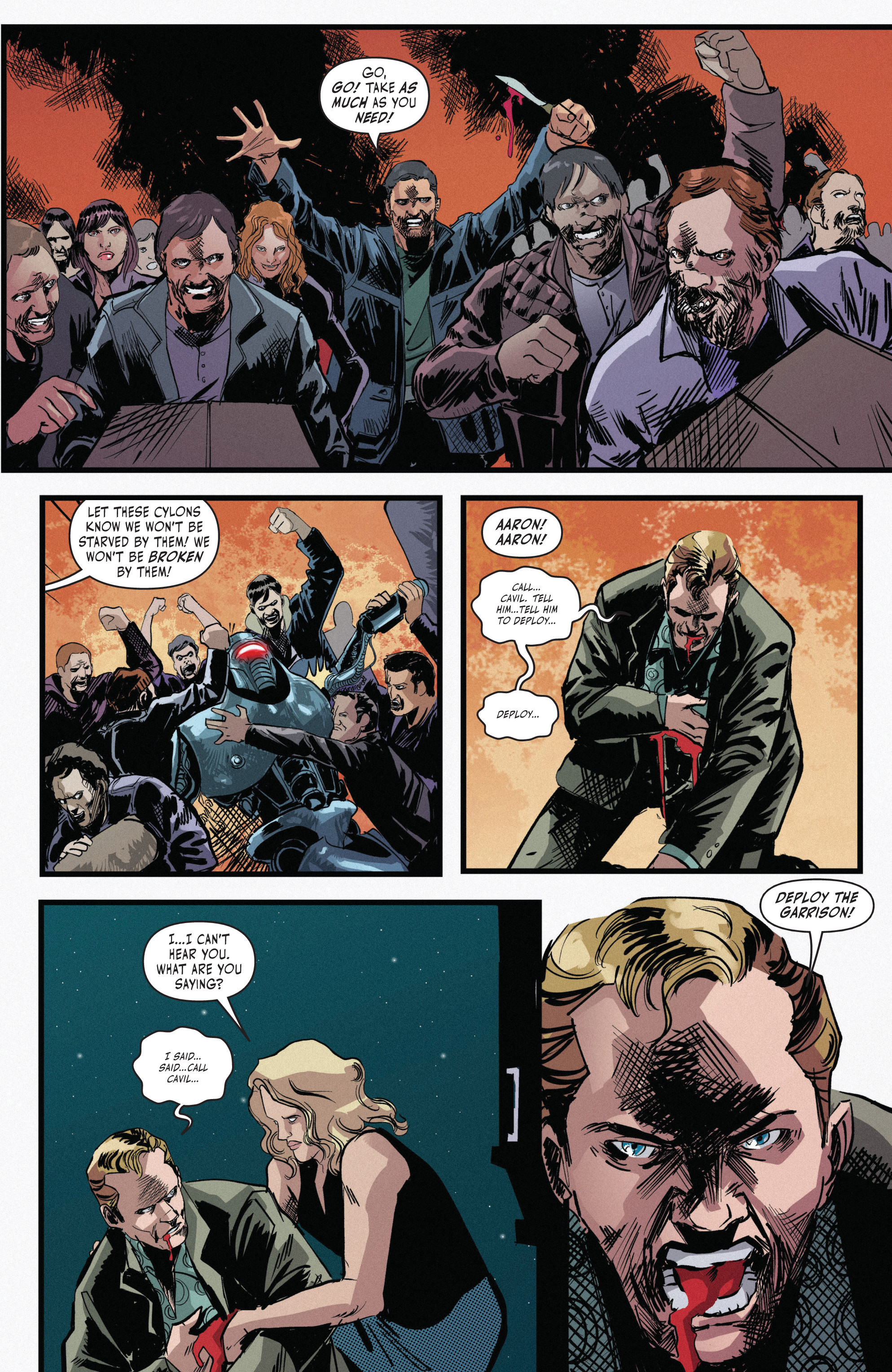 Read online Battlestar Galactica: Twilight Command comic -  Issue #3 - 7