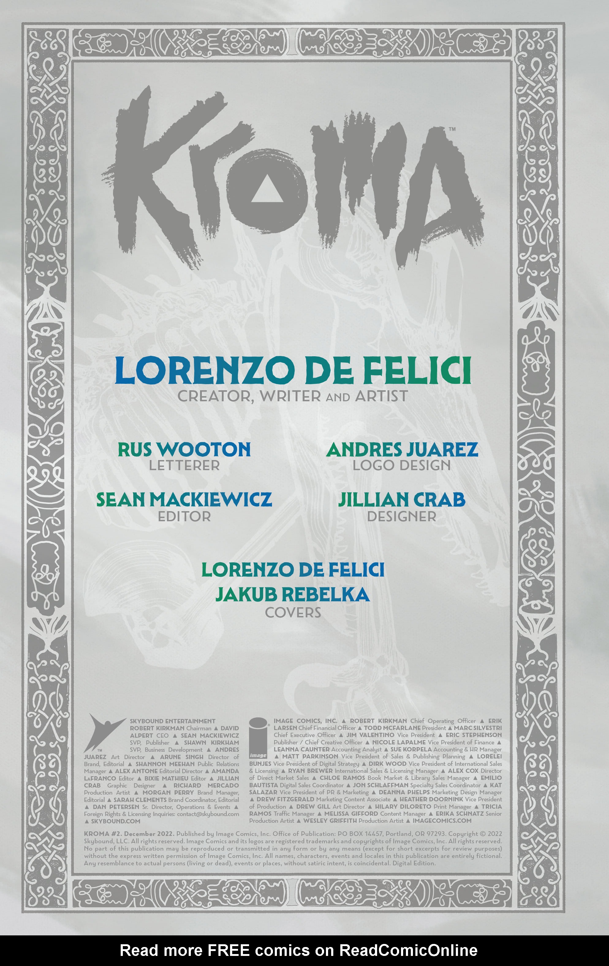 Read online Kroma comic -  Issue #2 - 2