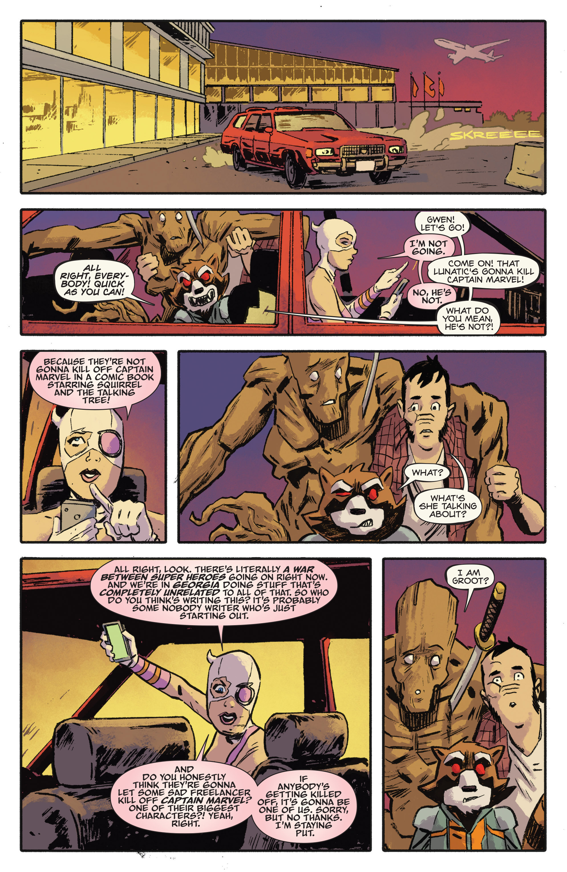 Read online Rocket Raccoon & Groot comic -  Issue #10 - 11