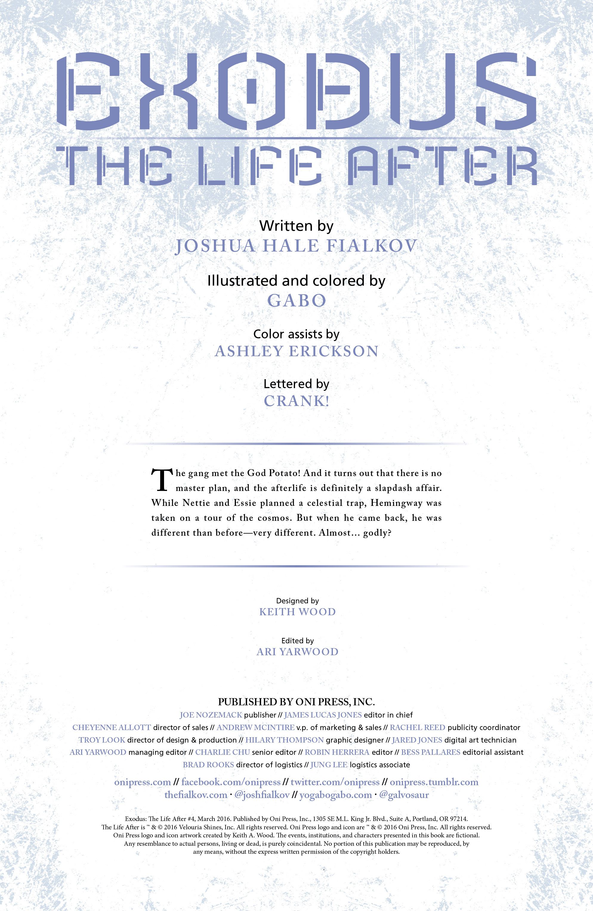Read online Exodus: The Life After comic -  Issue #4 - 2