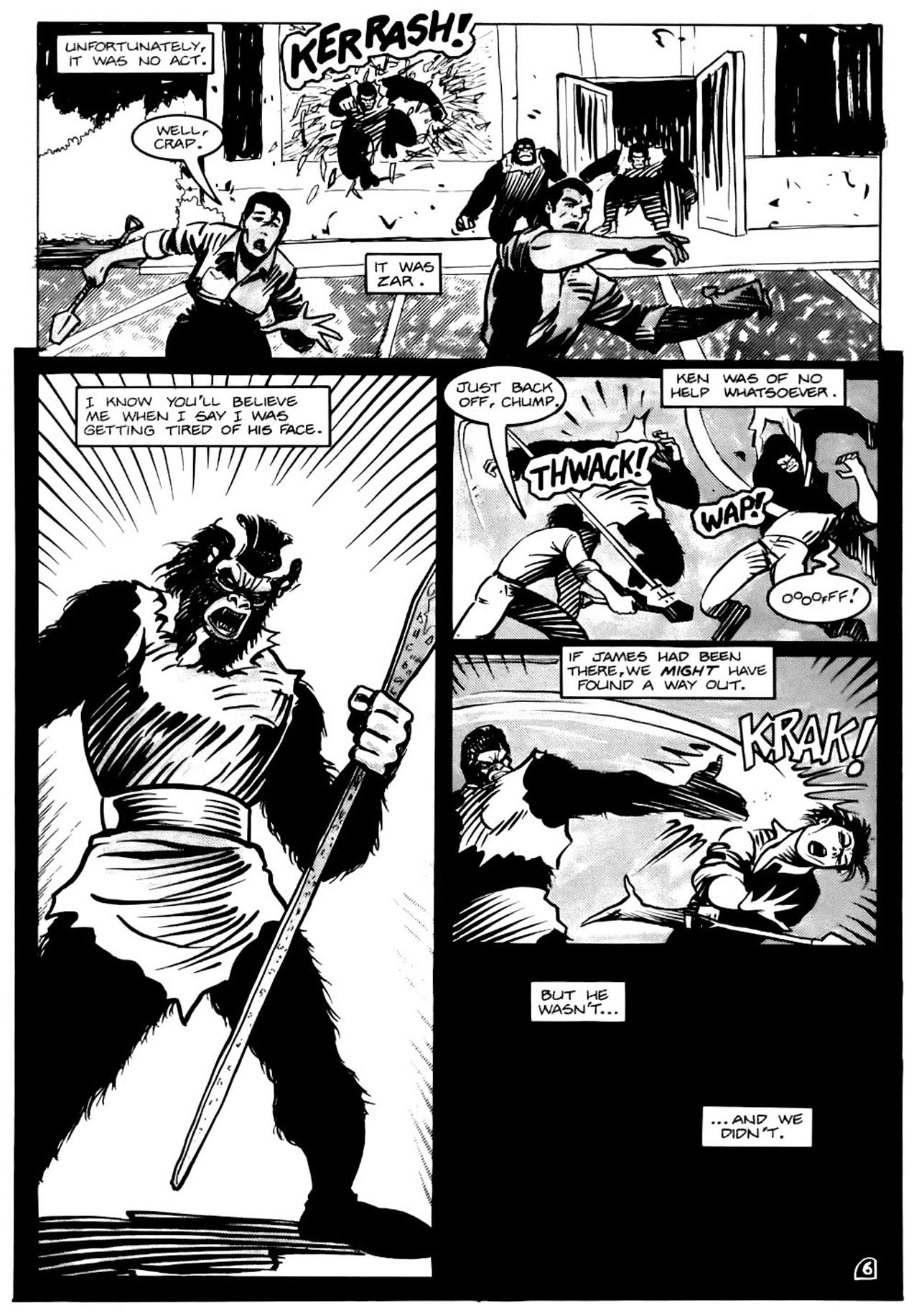 Read online Planet of the Apes (1990) comic -  Issue #17 - 8