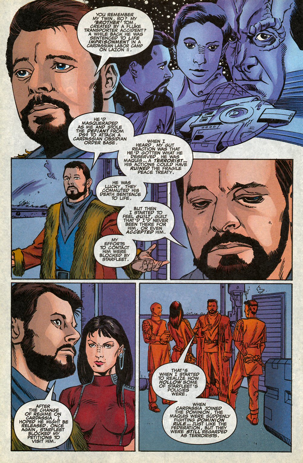 Read online Star Trek: The Next Generation - Riker comic -  Issue # Full - 12
