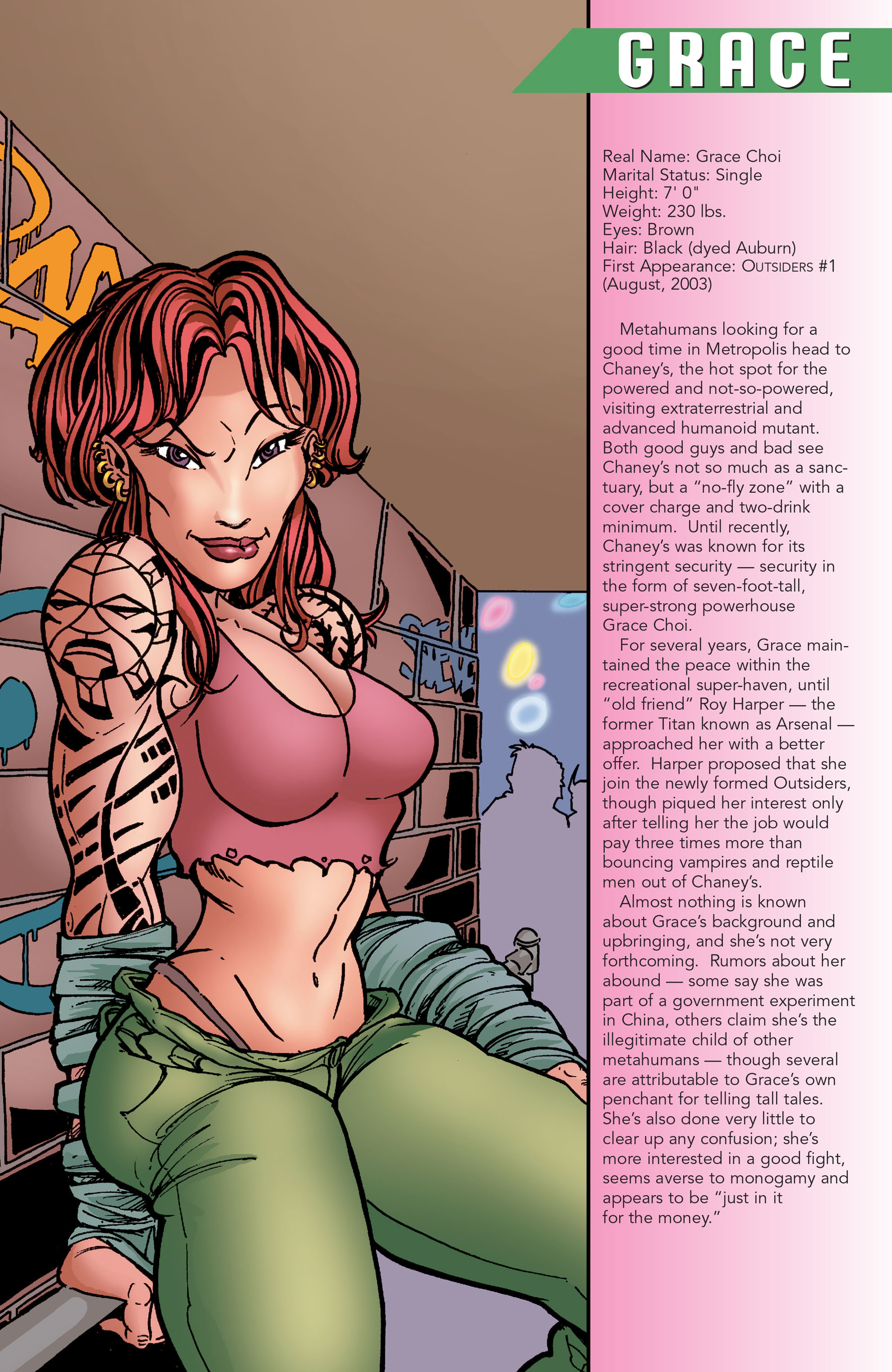 Read online Teen Titans/Outsiders Secret Files comic -  Issue # Full - 49