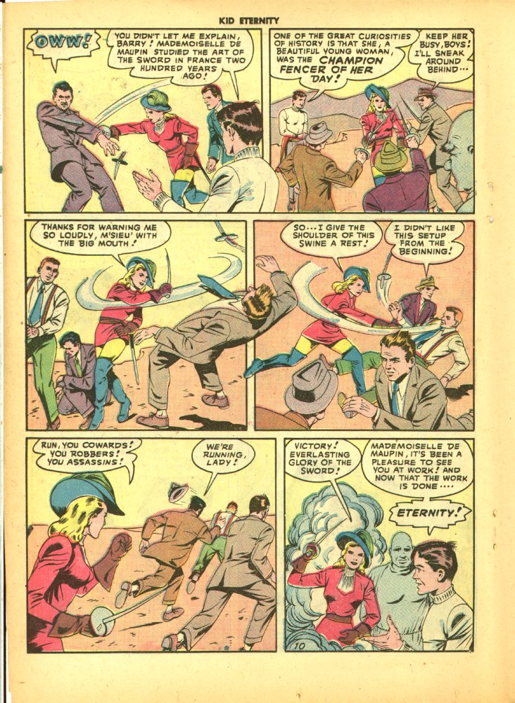 Read online Kid Eternity (1946) comic -  Issue #9 - 24