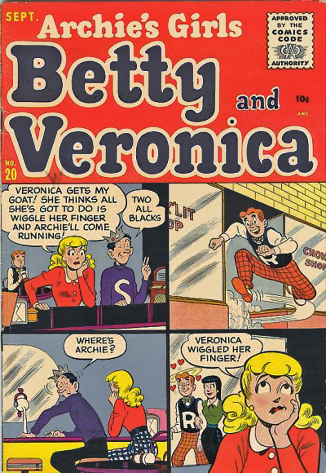 Read online Archie's Girls Betty and Veronica comic -  Issue #20 - 1