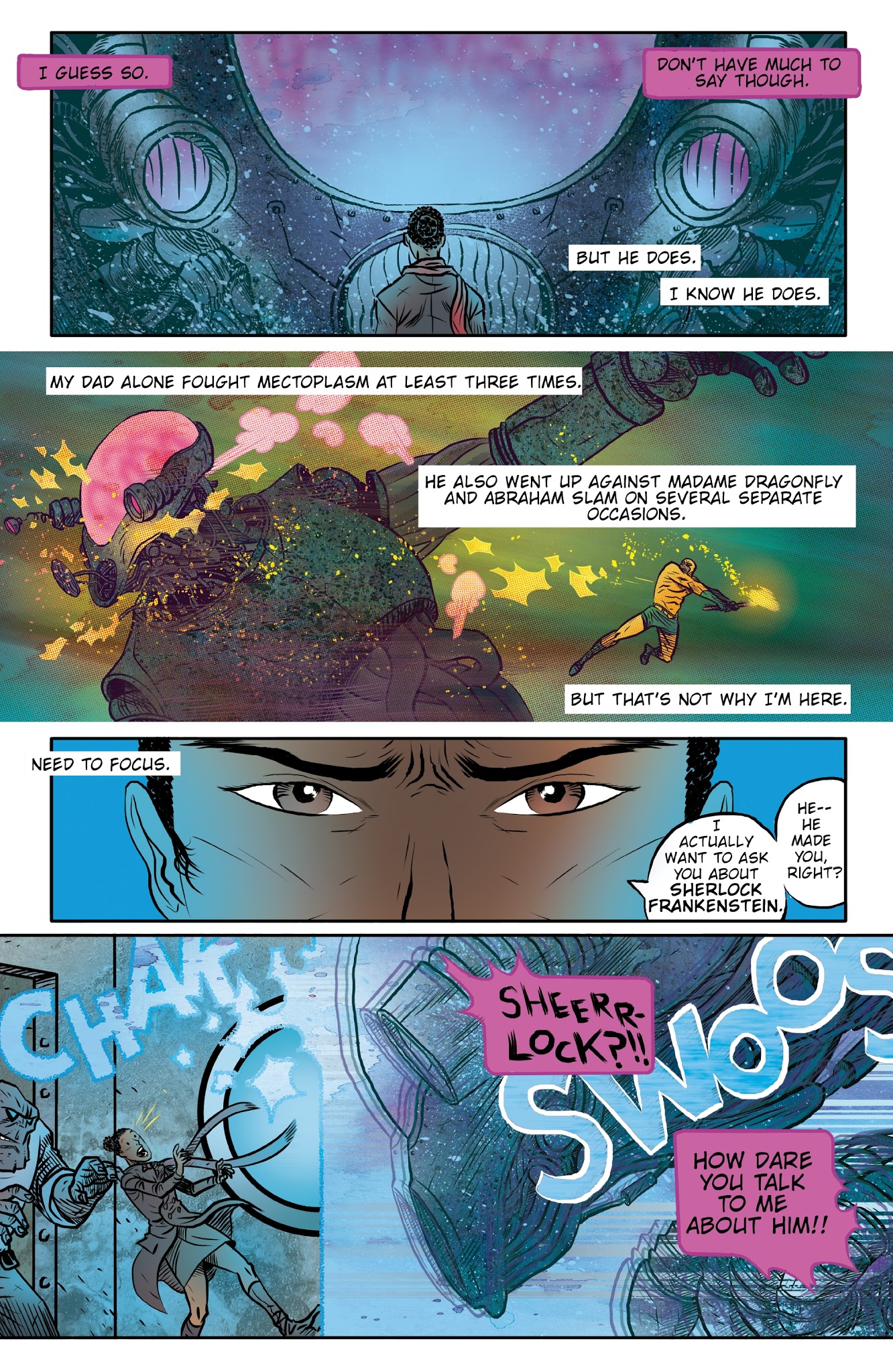 Read online Sherlock Frankenstein and the Legion of Evil comic -  Issue #1 - 12