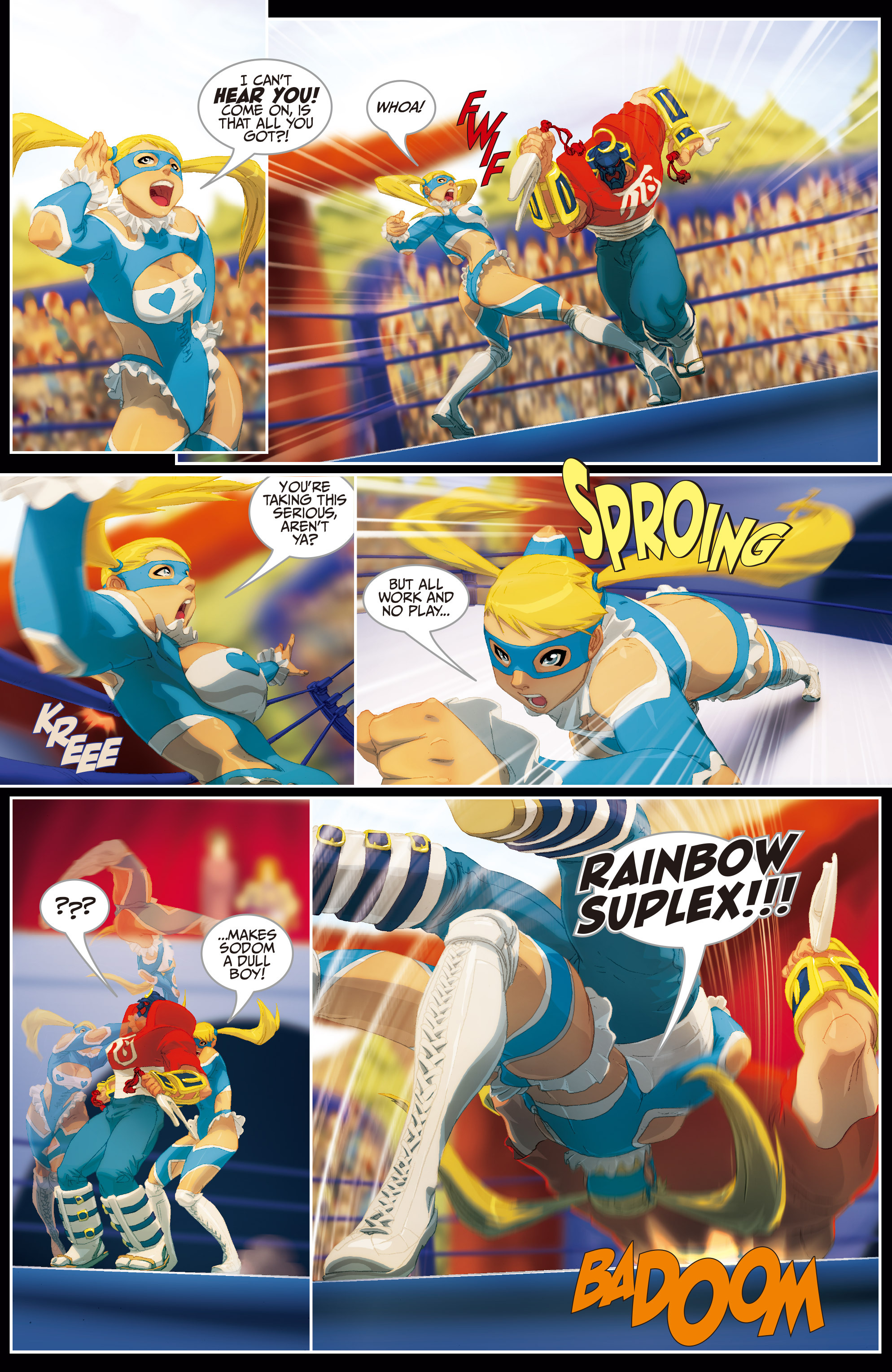 Read online Street Fighter II Turbo comic -  Issue #5 - 17