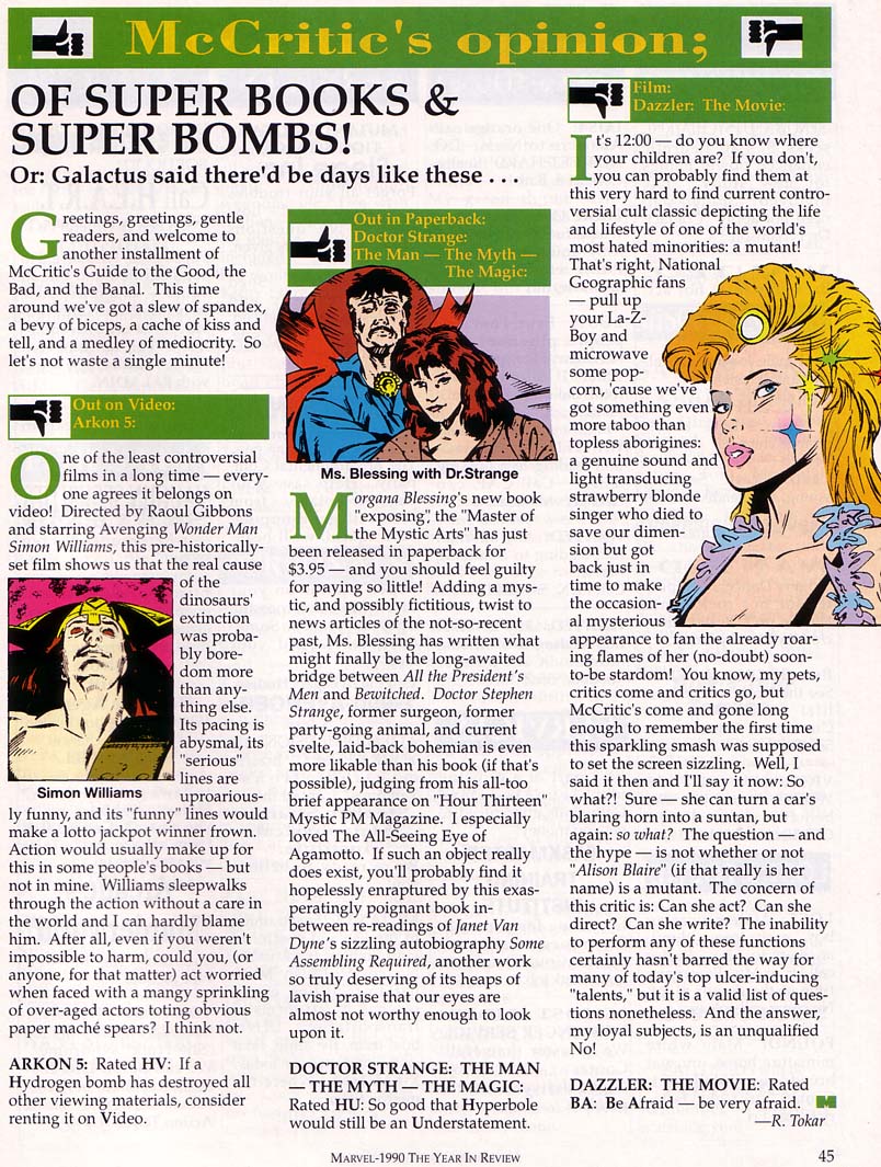 Read online Marvel: The Year-in-Review comic -  Issue #2 - 43