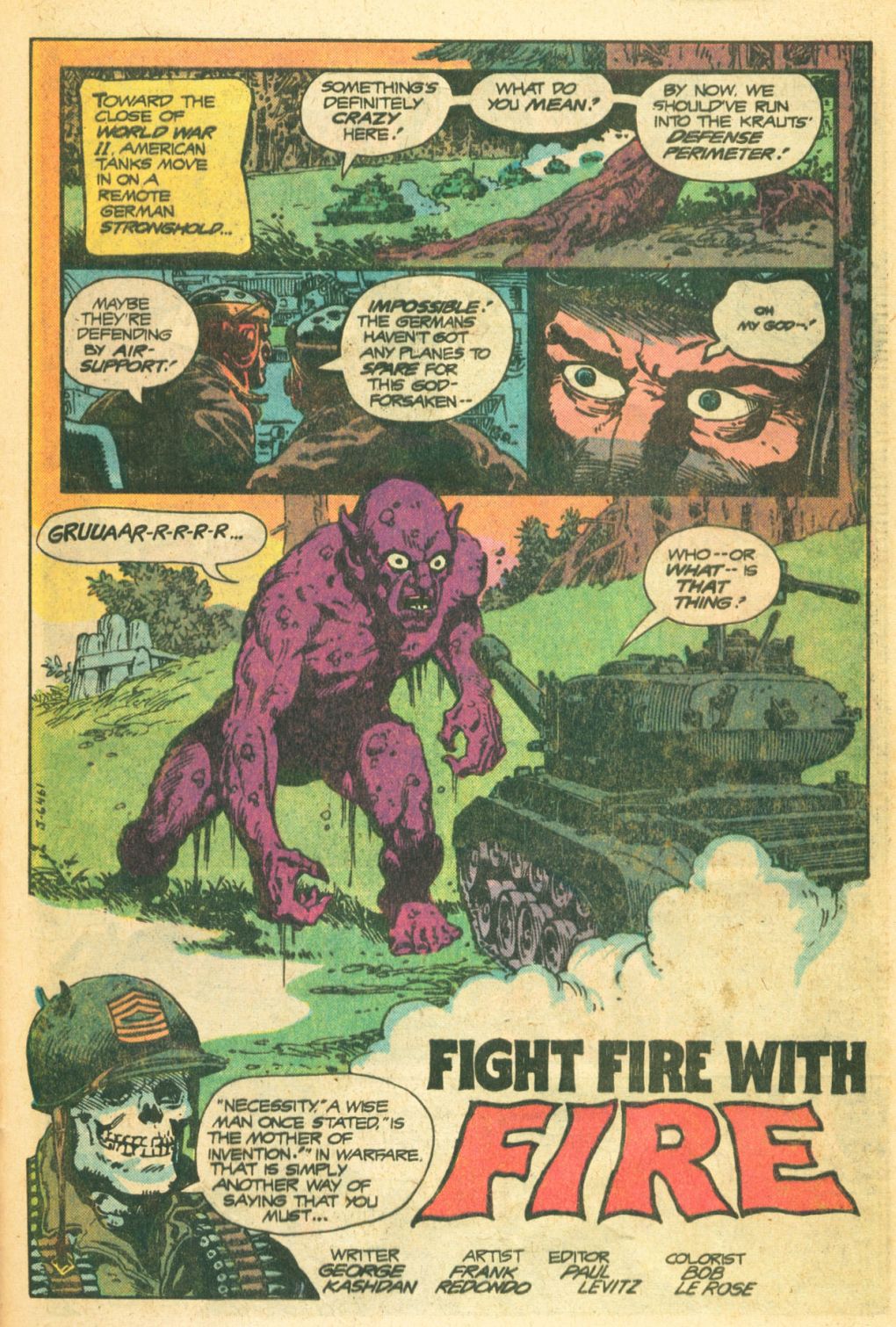 Read online Weird War Tales (1971) comic -  Issue #92 - 25