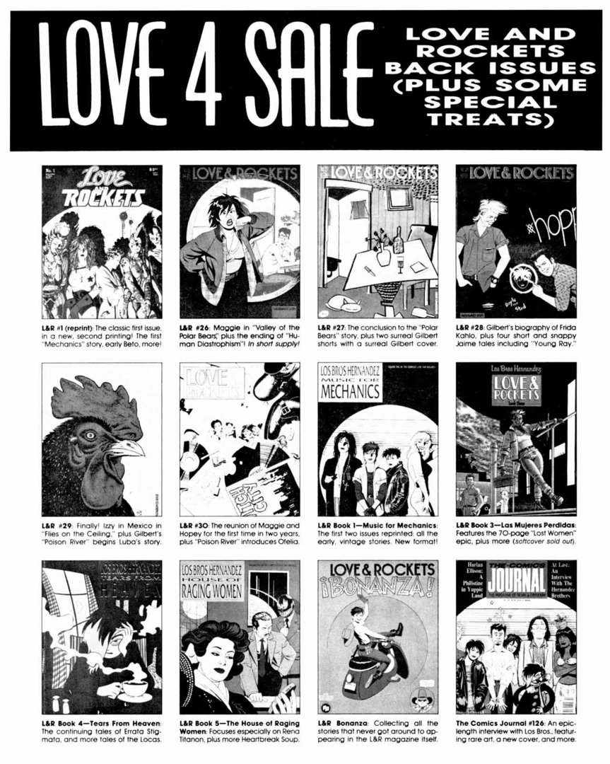 Read online Love and Rockets (1982) comic -  Issue #30 - 51