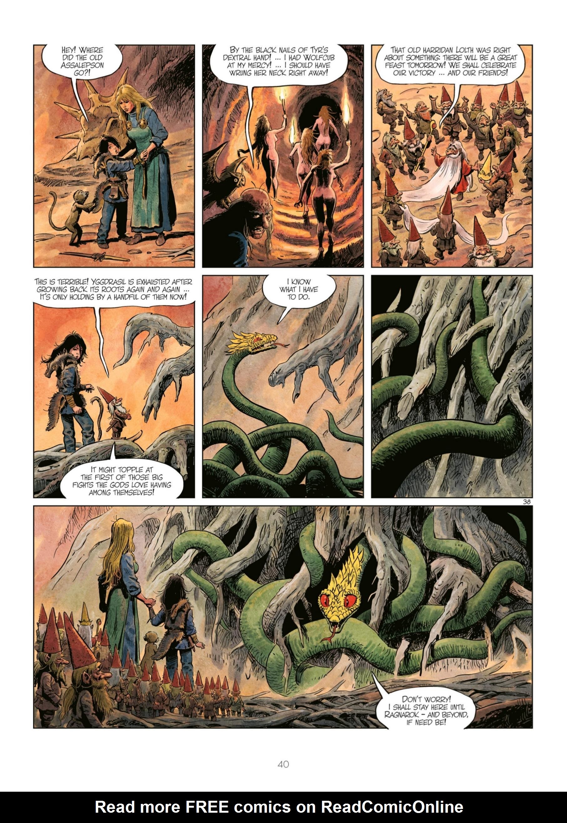 Read online The World of Thorgal: Wolfcub comic -  Issue #7 - 42