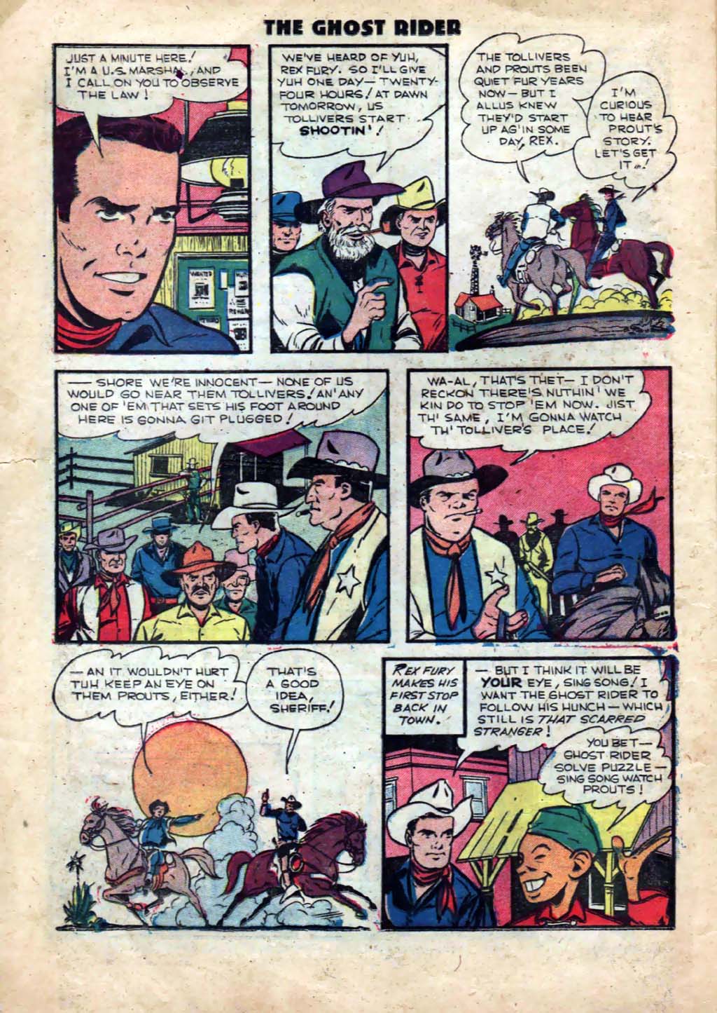 Read online The Ghost Rider (1950) comic -  Issue #6 - 6