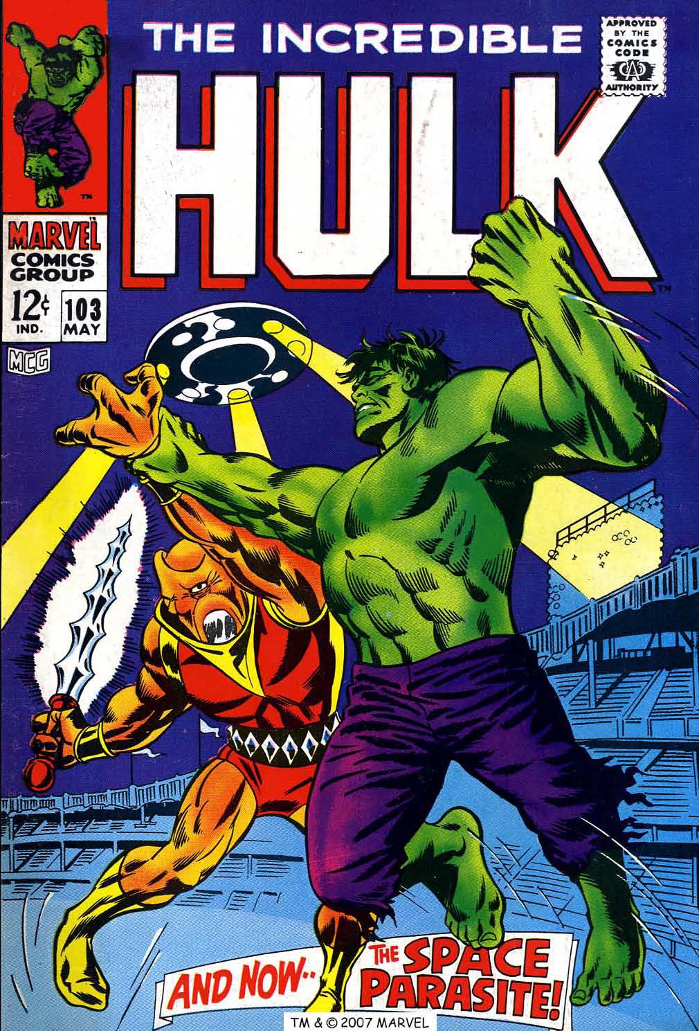 Read online The Incredible Hulk (1968) comic -  Issue #103 - 1