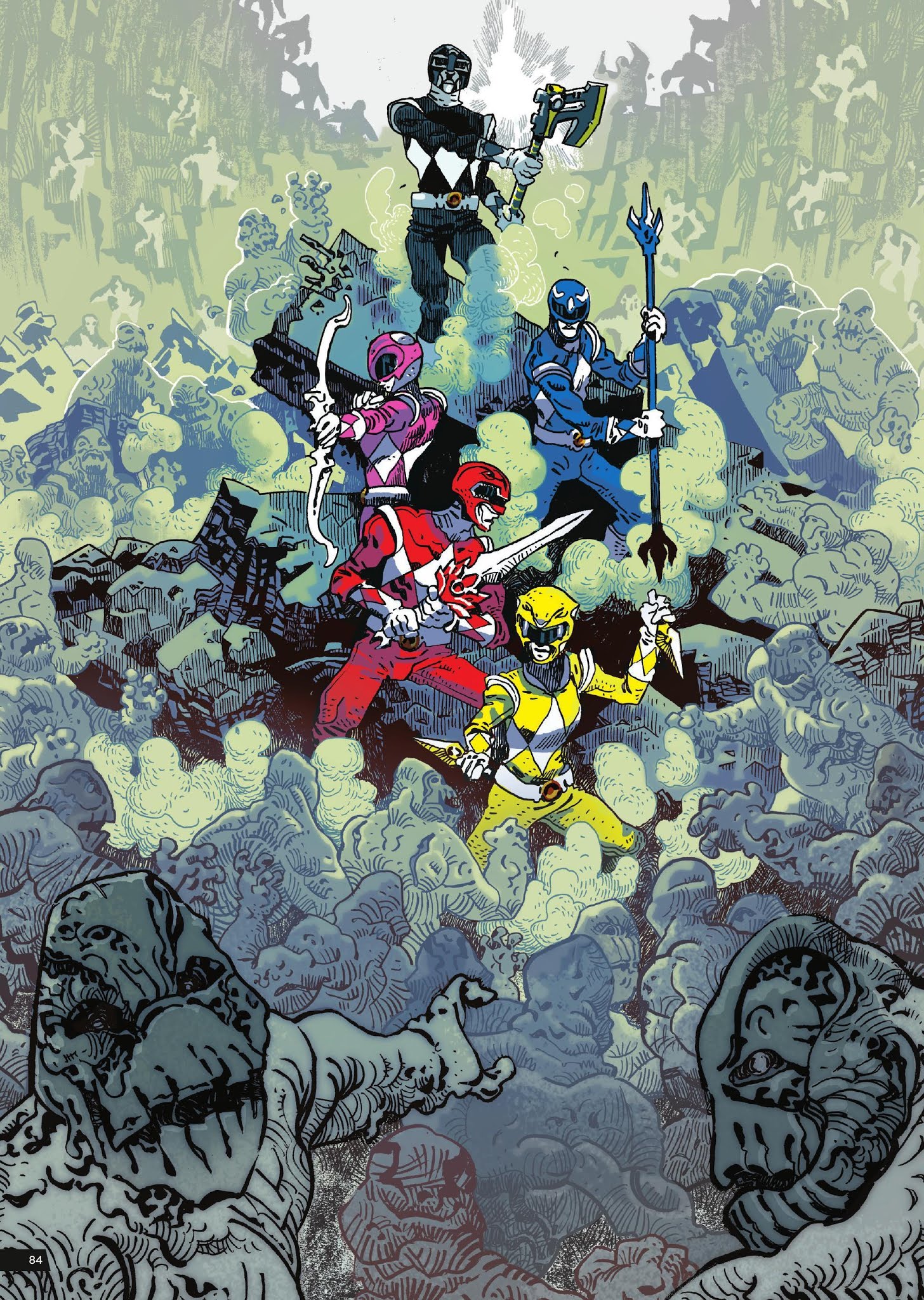 Read online Saban's Power Rangers Artist Tribute comic -  Issue # TPB - 79