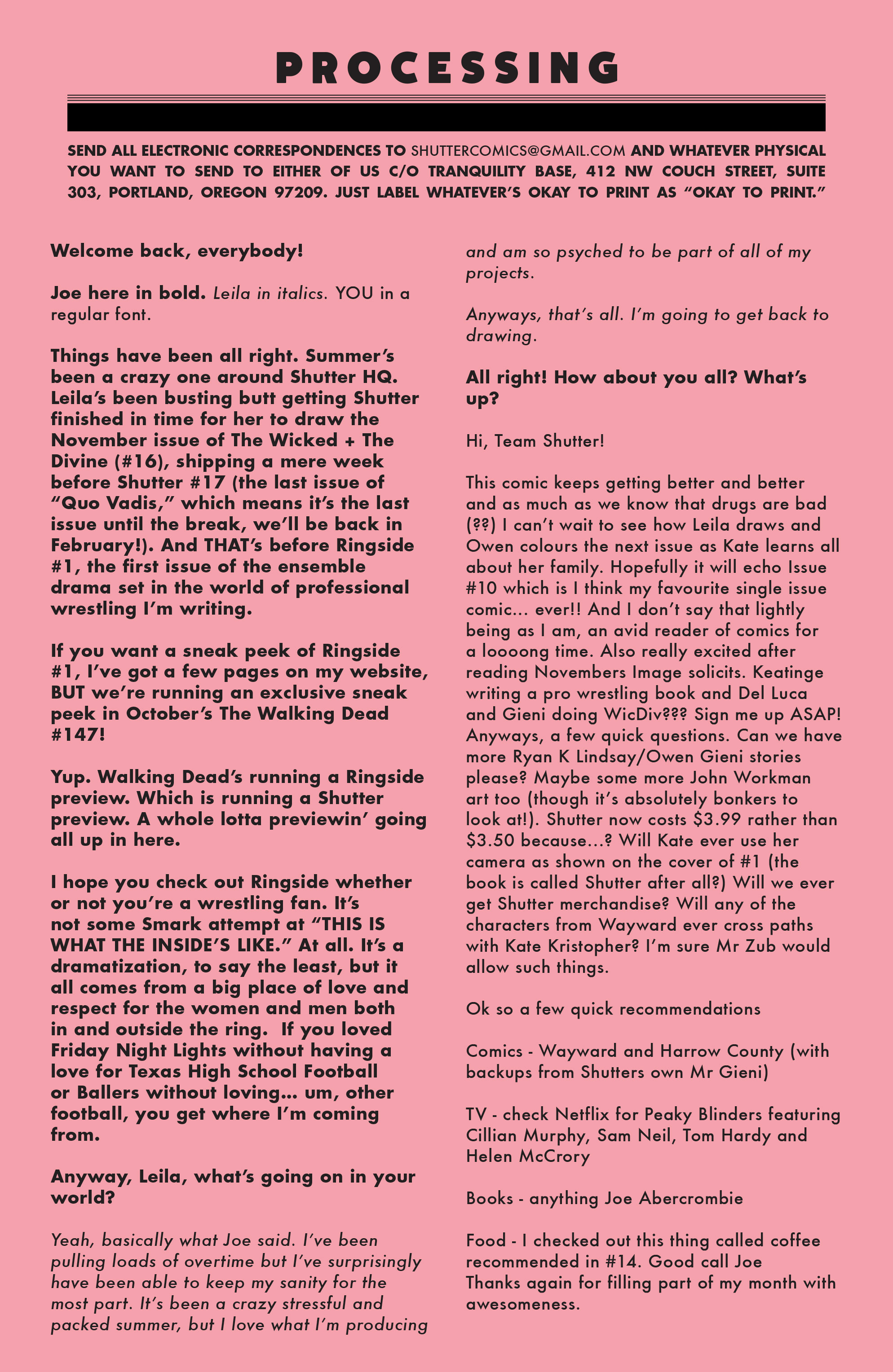Read online Shutter comic -  Issue #15 - 21
