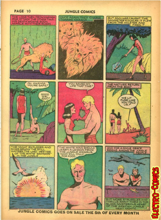 Read online Jungle Comics comic -  Issue #12 - 13