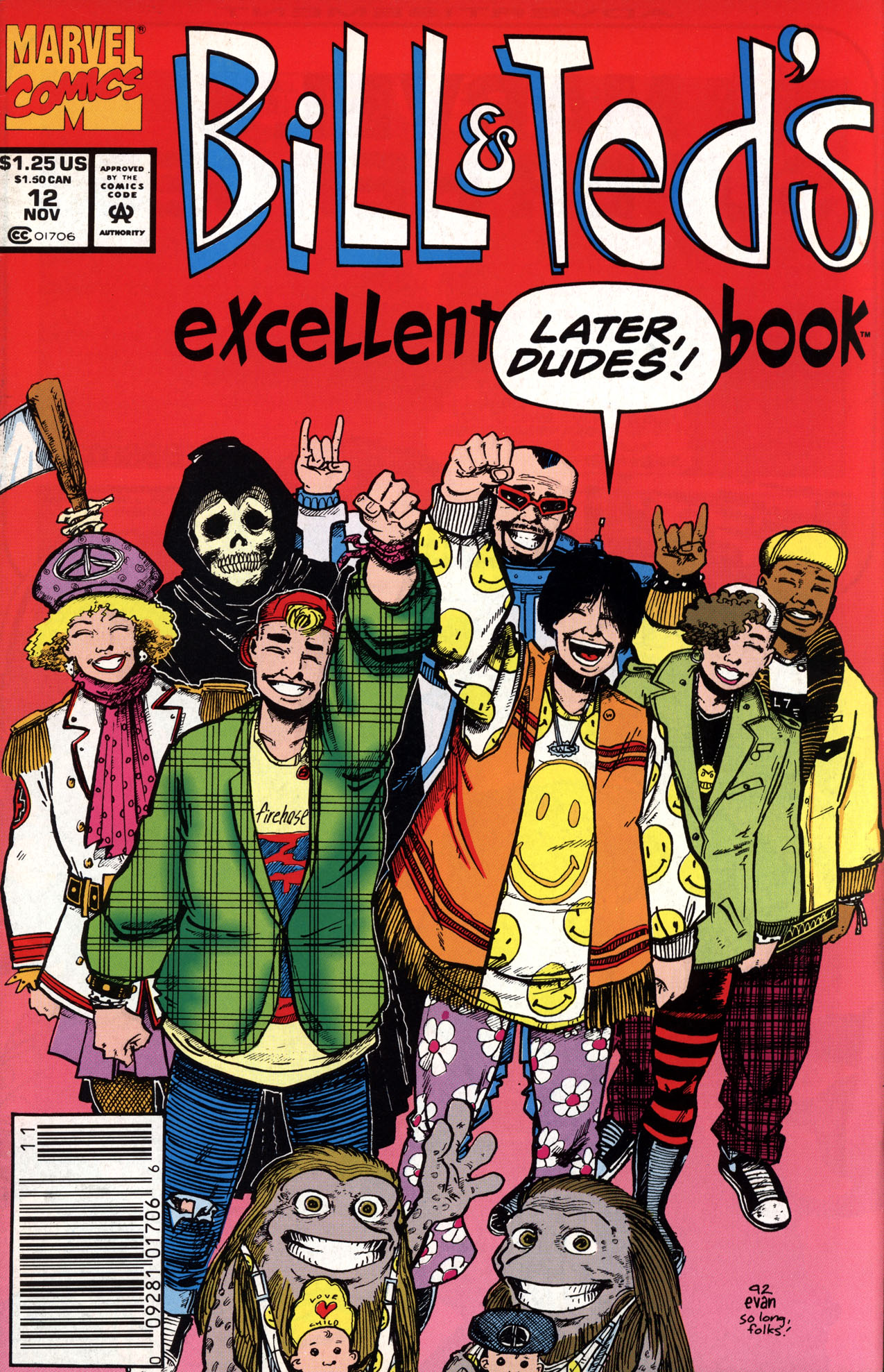 Read online Bill & Ted's Excellent Comic Book comic -  Issue #12 - 1