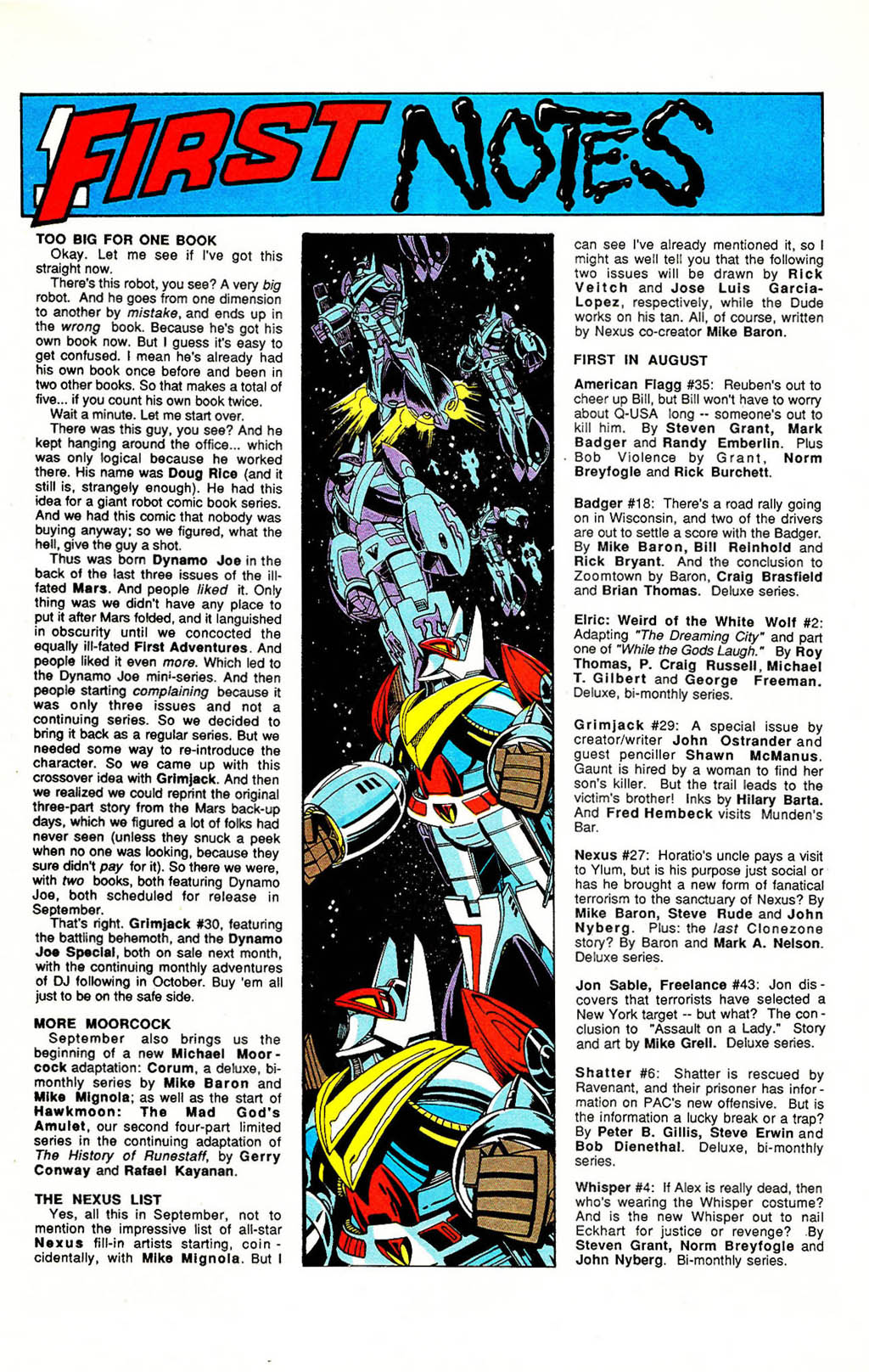 Read online Whisper (1986) comic -  Issue #4 - 8