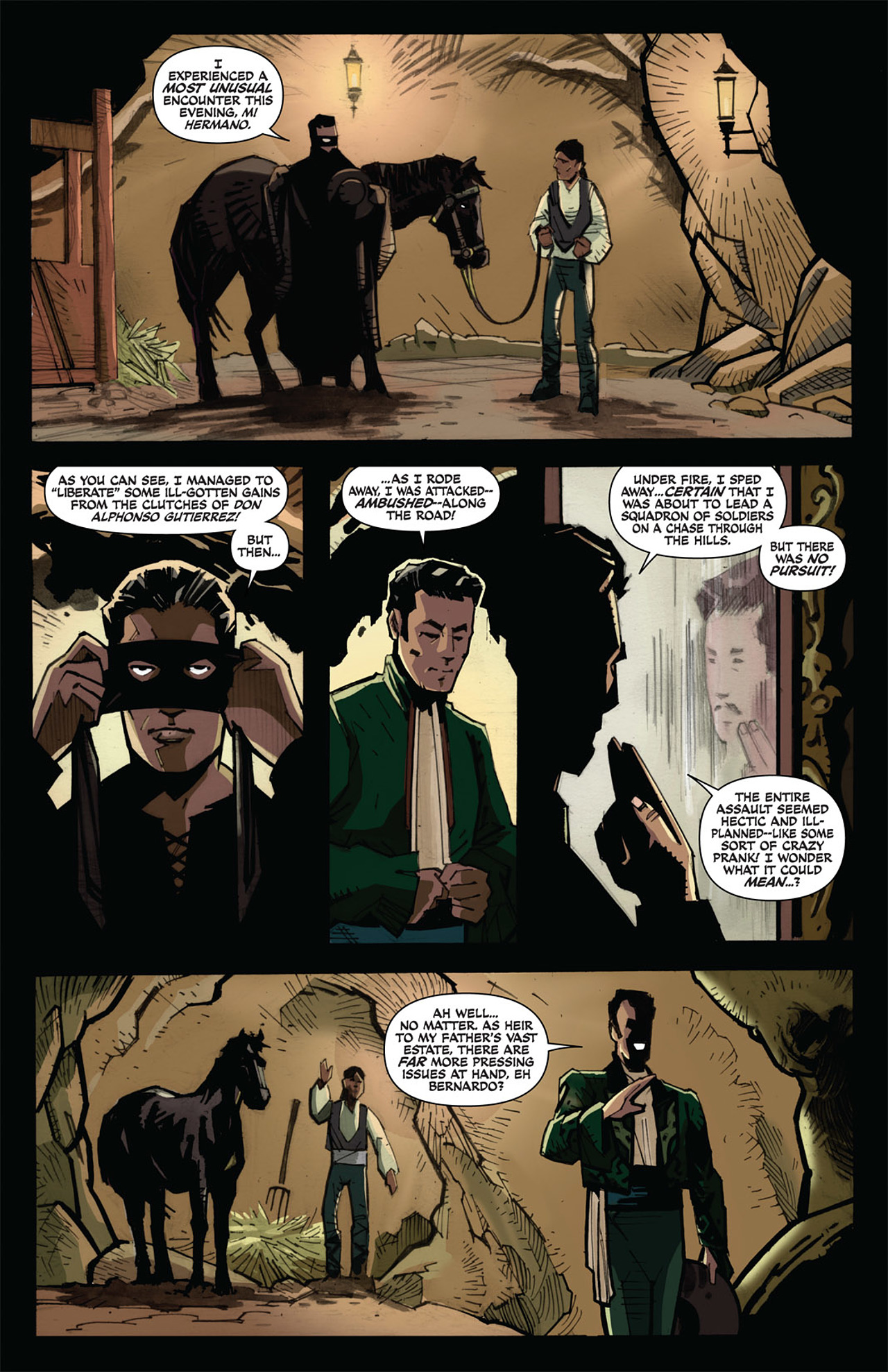 Read online Zorro Rides Again comic -  Issue #7 - 10
