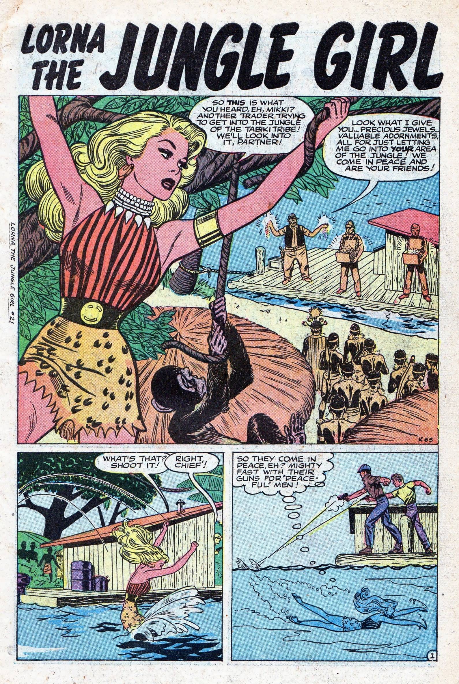 Read online Lorna, The Jungle Girl comic -  Issue #21 - 3