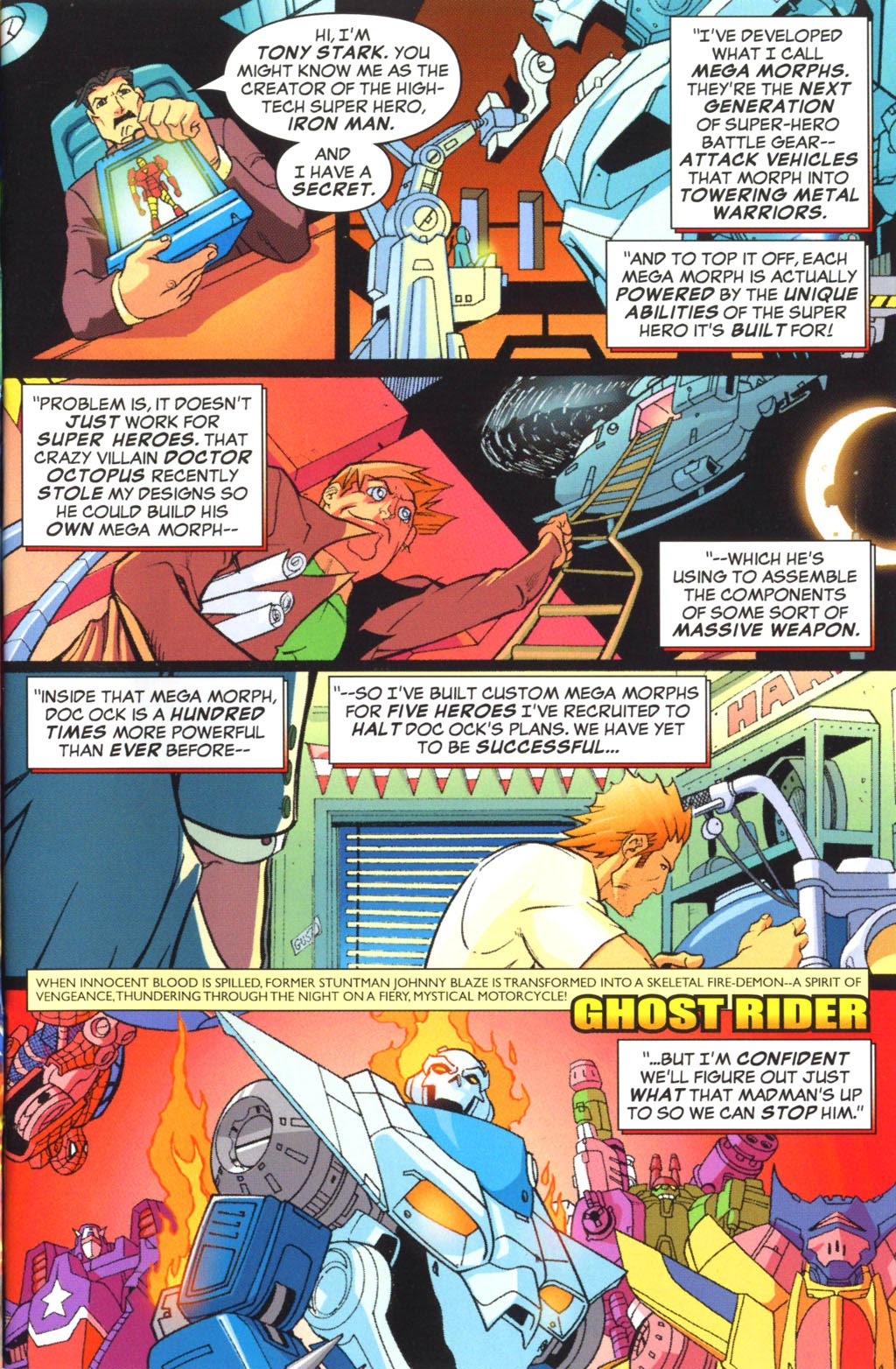 Read online Marvel Megamorphs comic -  Issue # Ghost Rider - 3