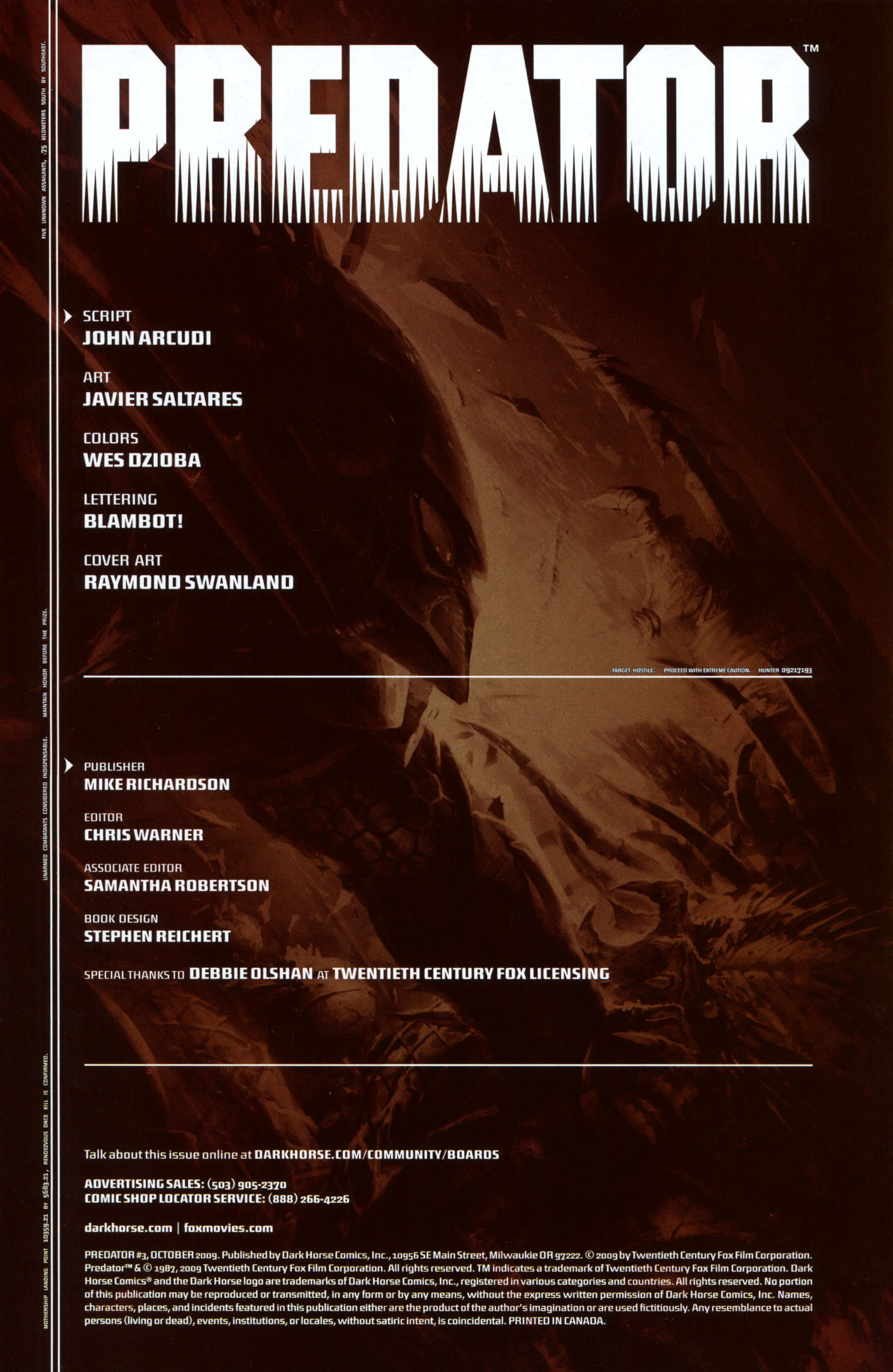 Read online Predator comic -  Issue #3 - 2