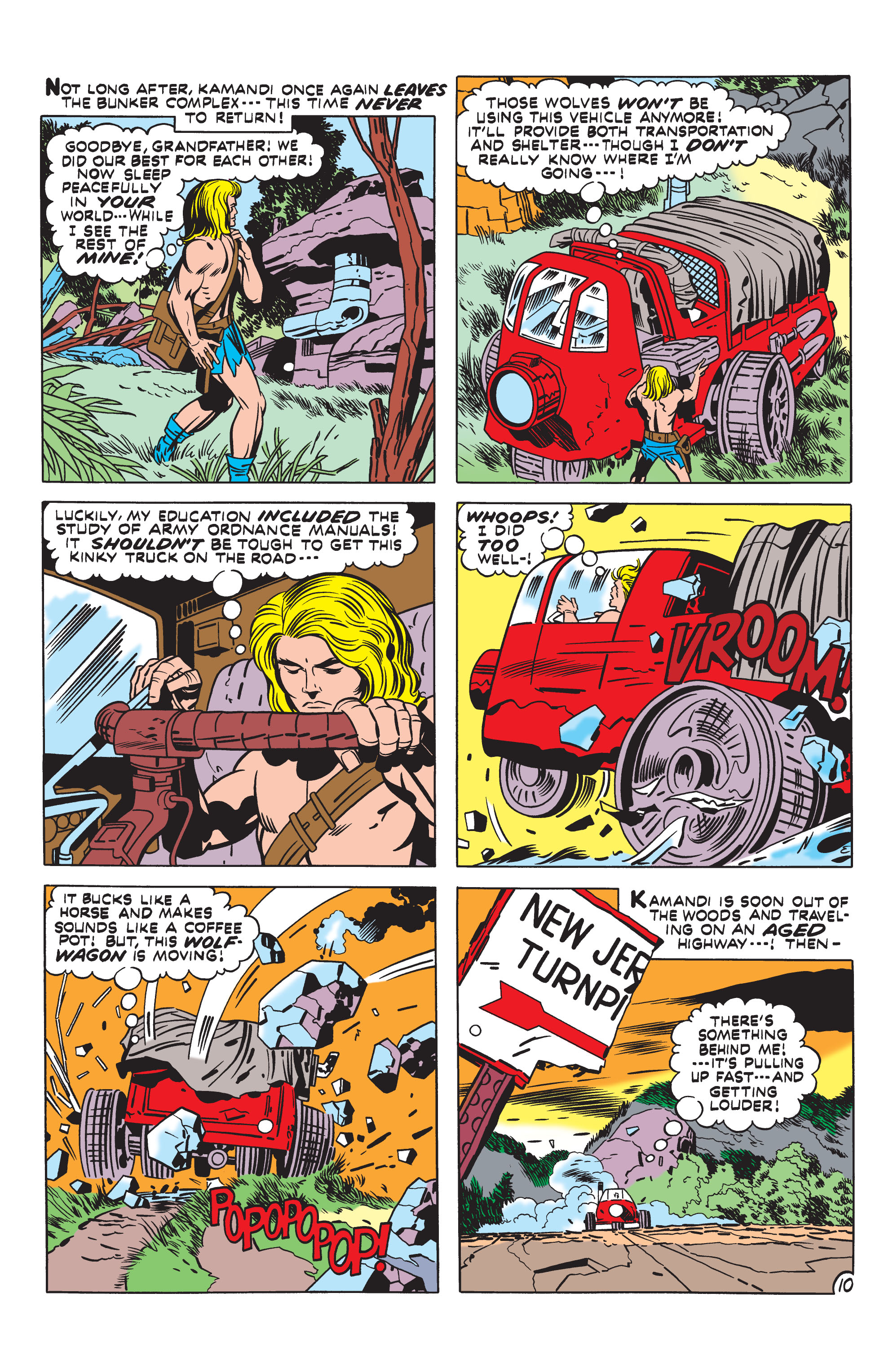 Read online Kamandi, The Last Boy On Earth comic -  Issue #1 - 10