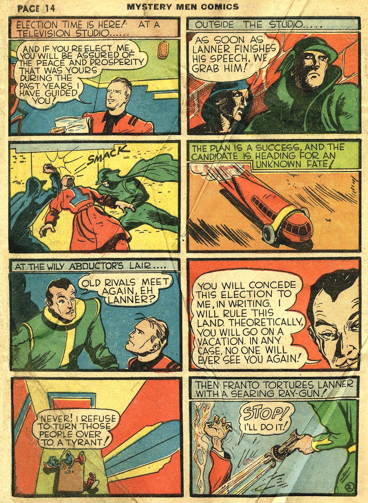 Read online Mystery Men Comics comic -  Issue #7 - 16