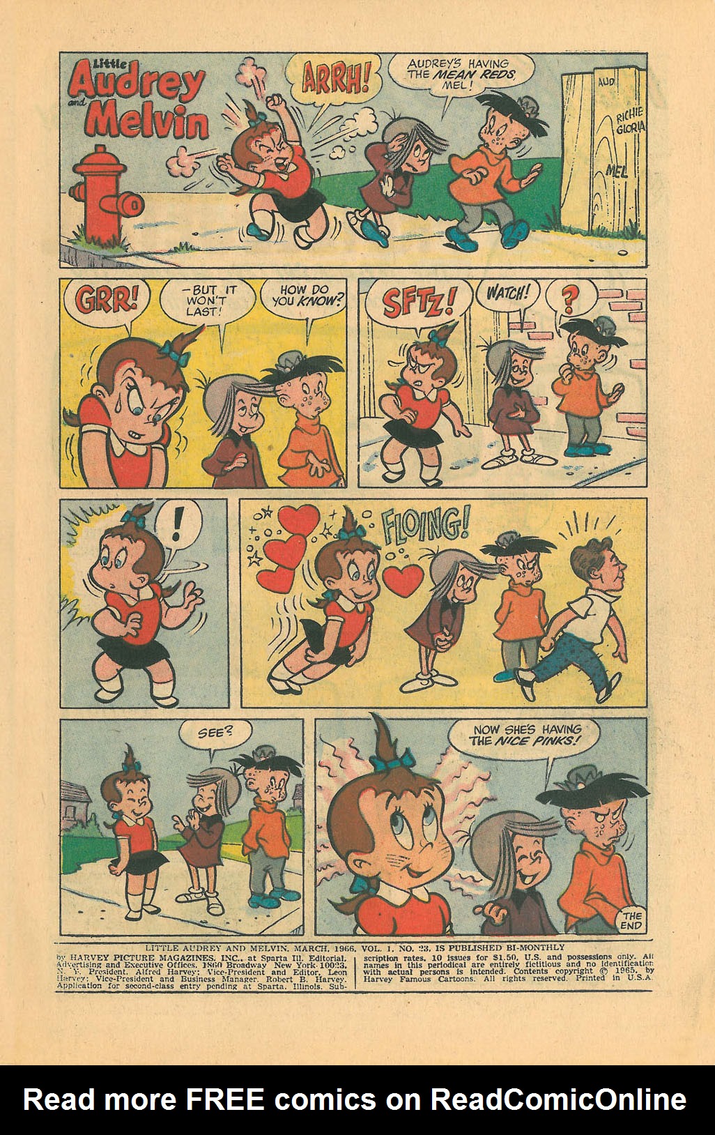 Read online Little Audrey And Melvin comic -  Issue #23 - 3