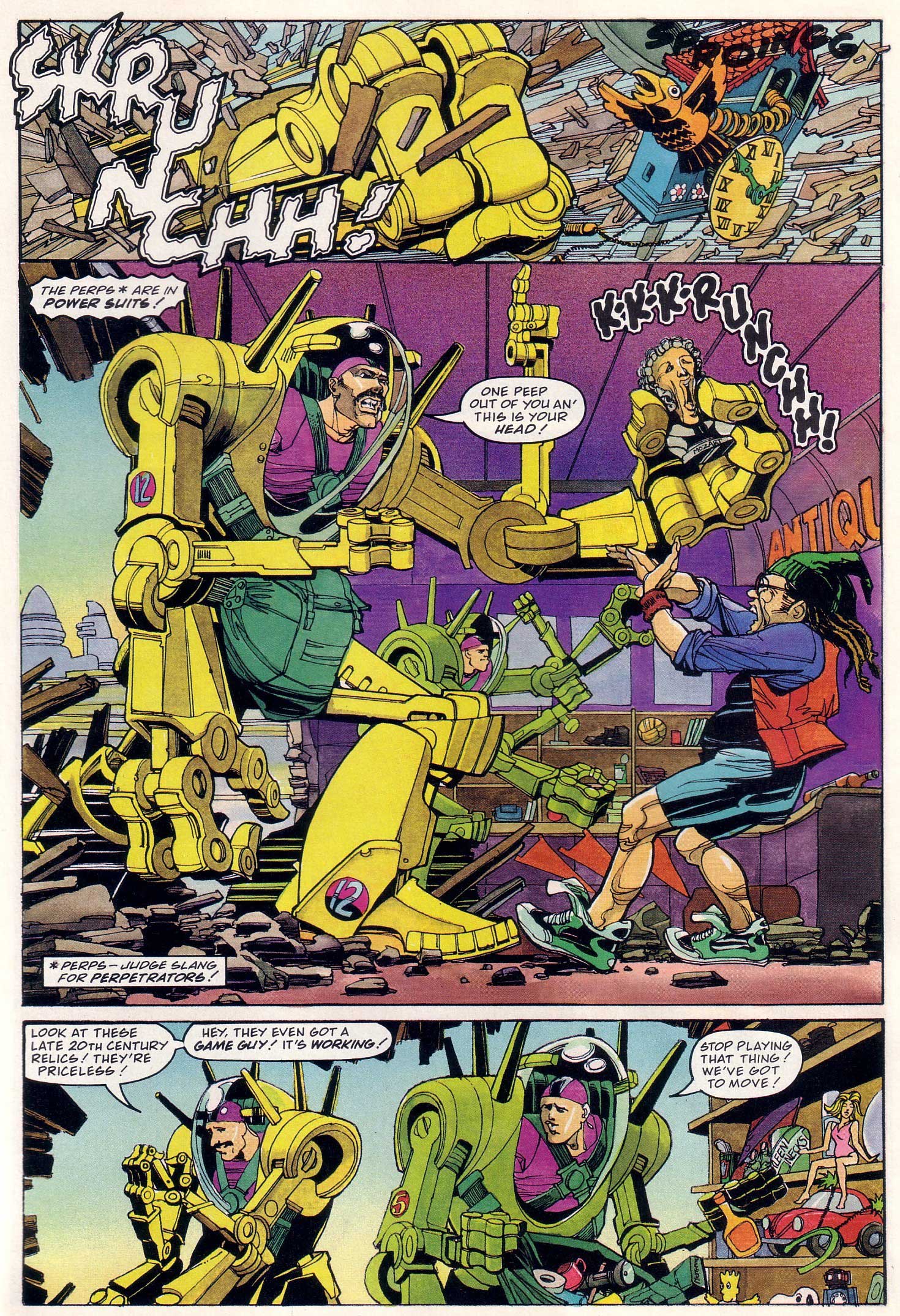 Read online Judge Dredd Lawman of the Future comic -  Issue #2 - 11