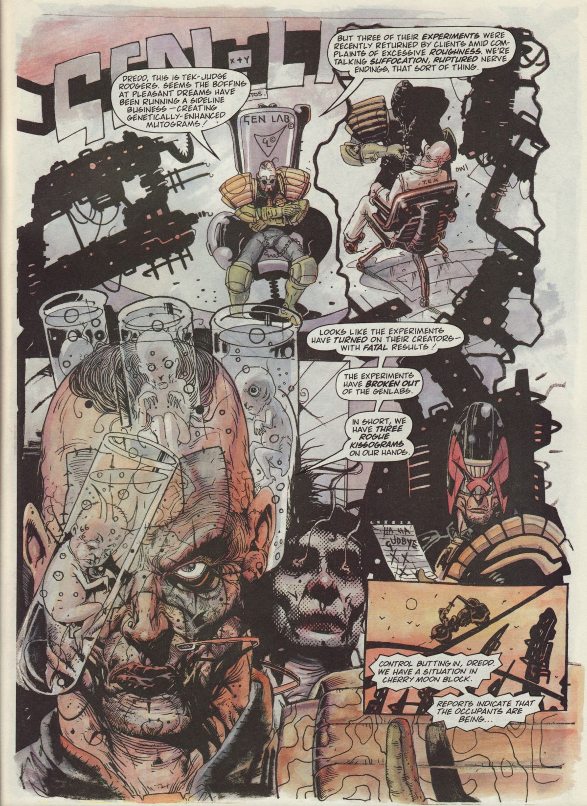 Read online Judge Dredd: The Megazine (vol. 2) comic -  Issue #36 - 39