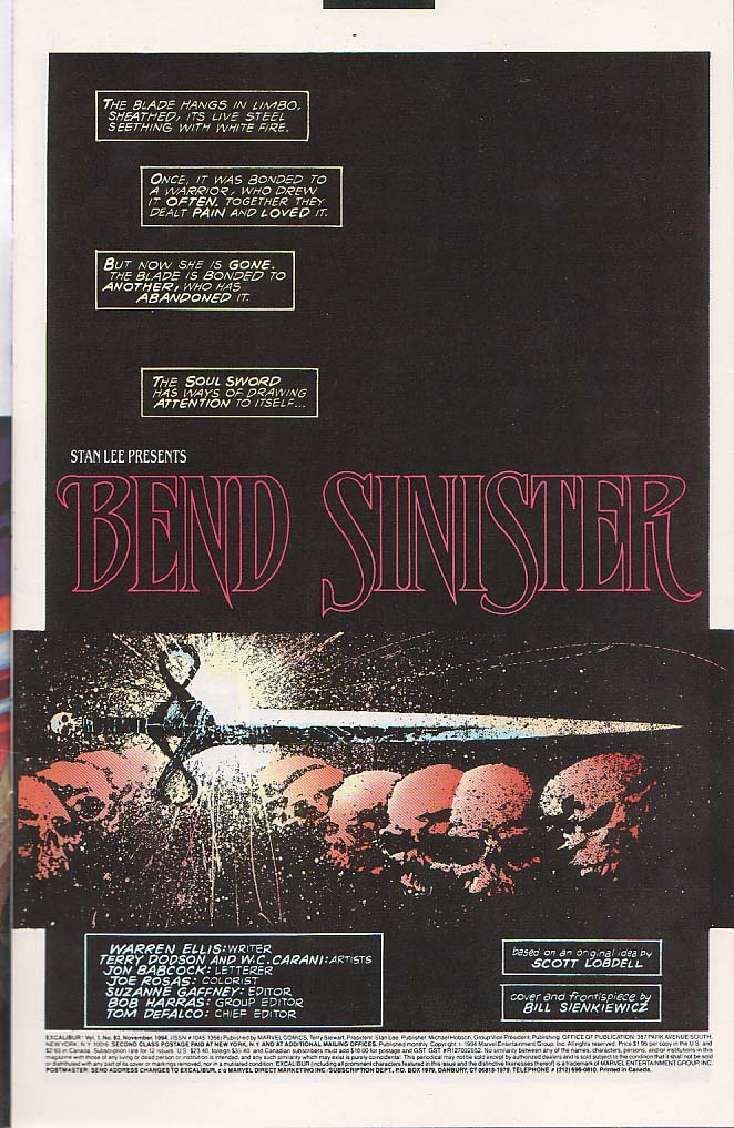 Read online Excalibur (1988) comic -  Issue #83 - 2