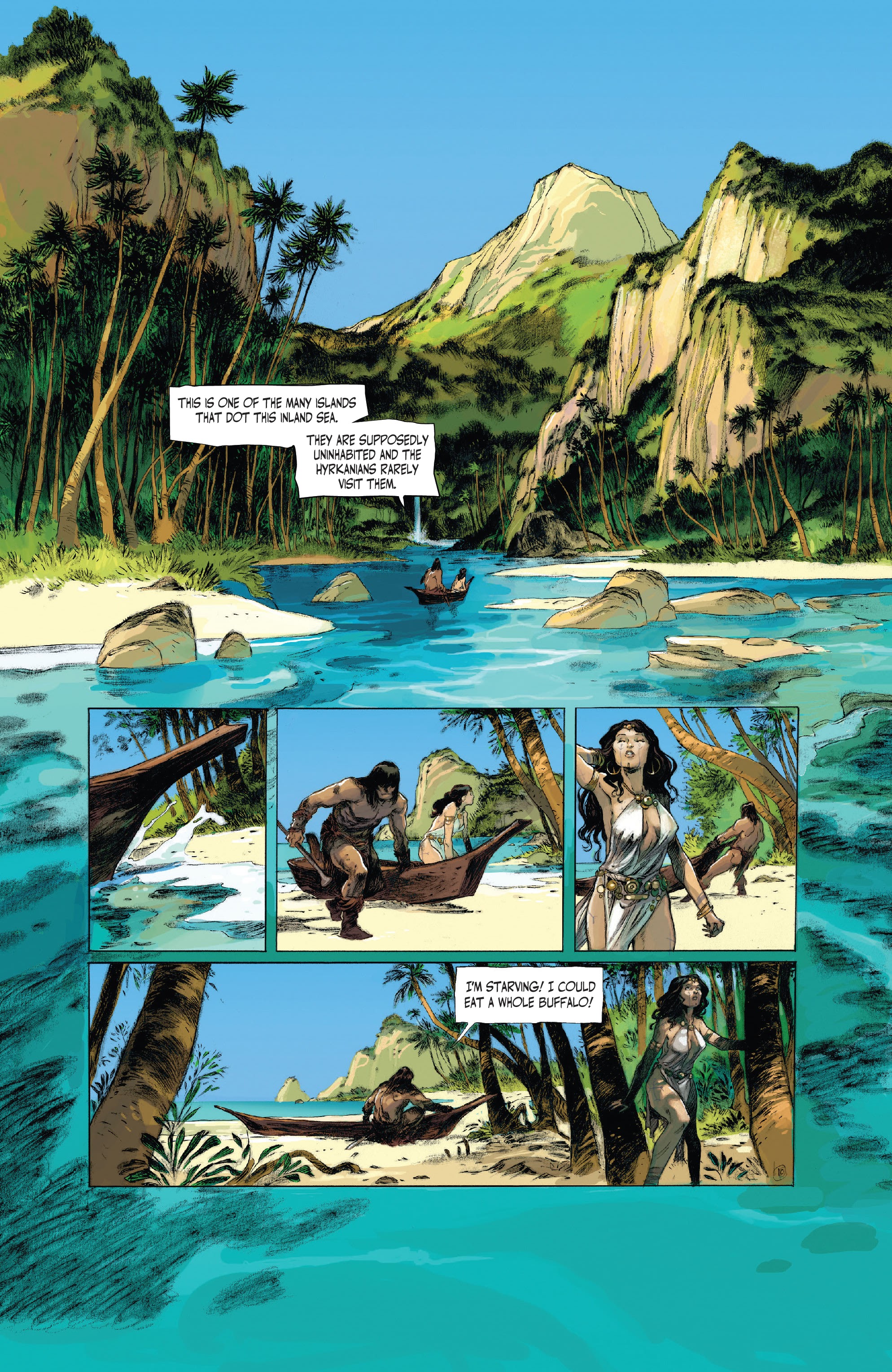 Read online The Cimmerian: Iron Shadows in the Moon comic -  Issue #1 - 12