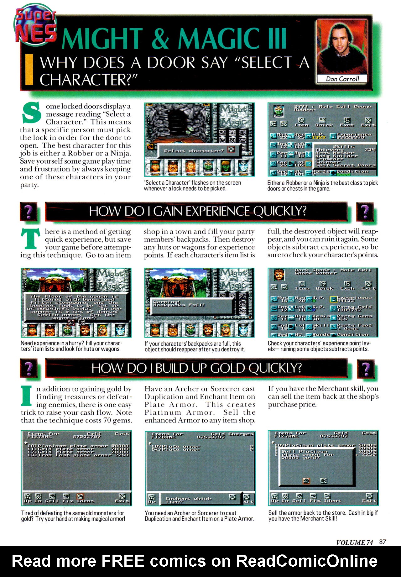 Read online Nintendo Power comic -  Issue #74 - 94