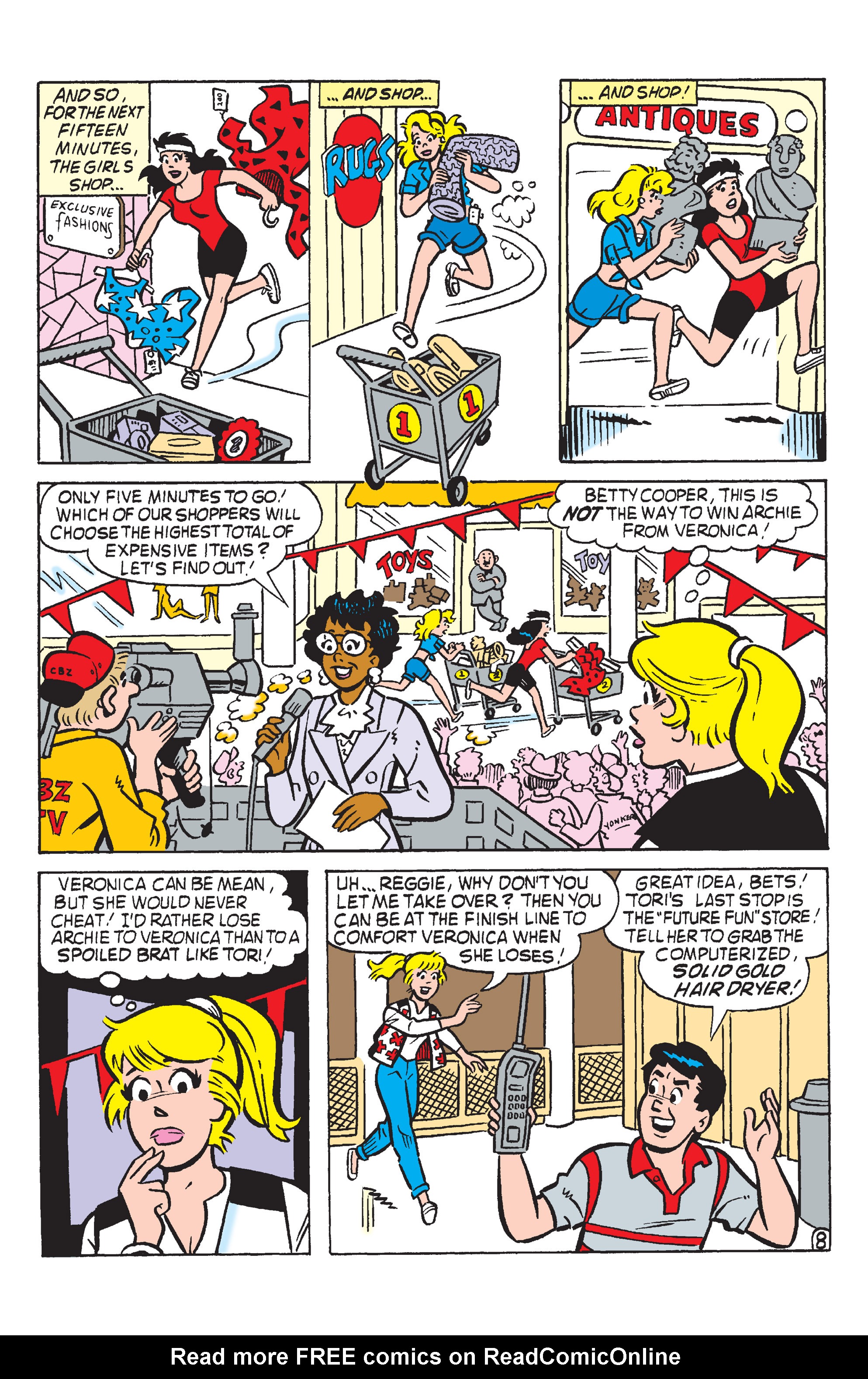 Read online Betty and Veronica: Mall Princesses comic -  Issue # TPB - 71