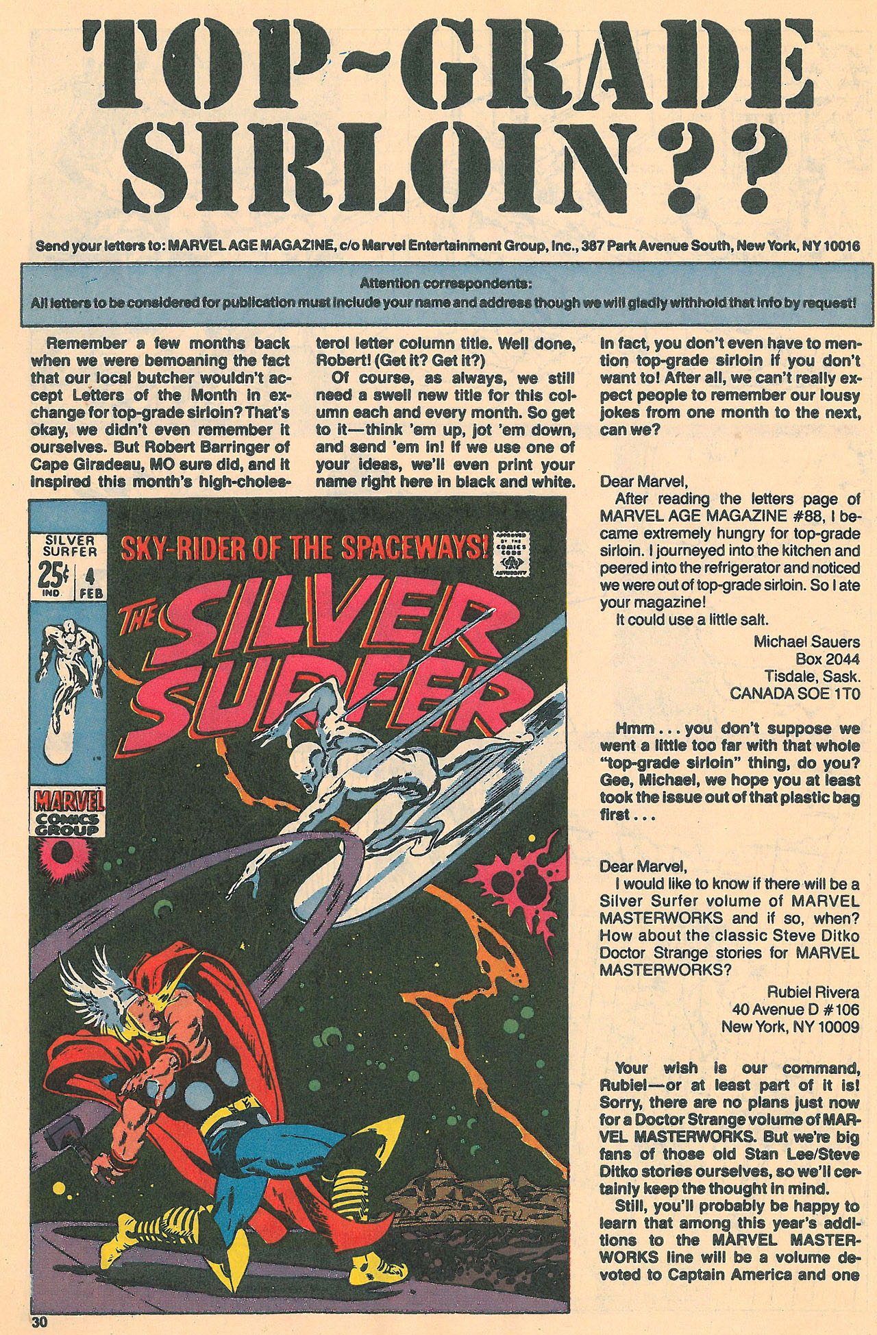 Read online Marvel Age comic -  Issue #94 - 31