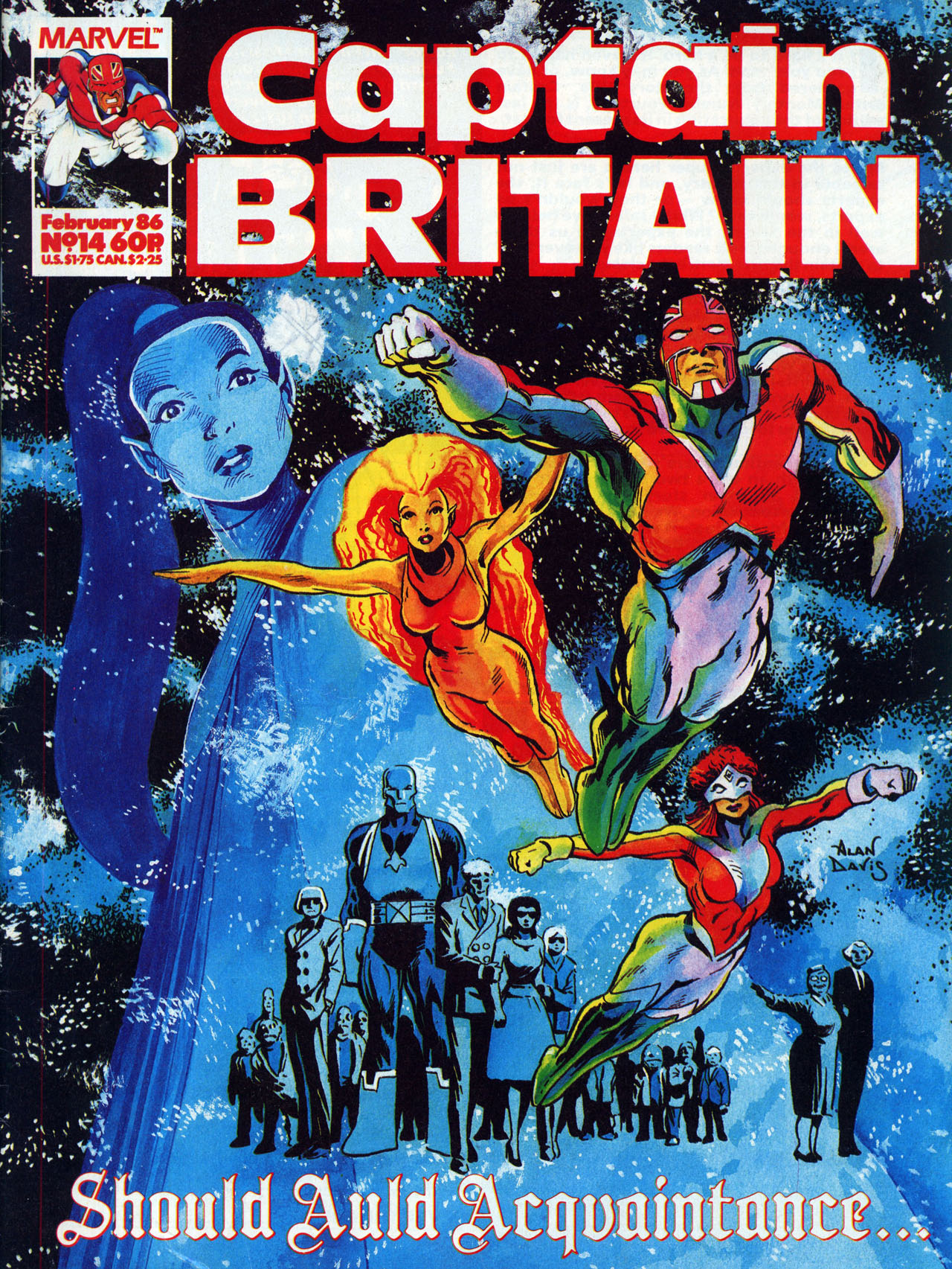 Read online Captain Britain (1985) comic -  Issue #14 - 1