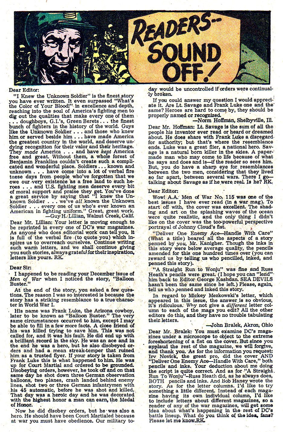 Read online Our Army at War (1952) comic -  Issue #182 - 20