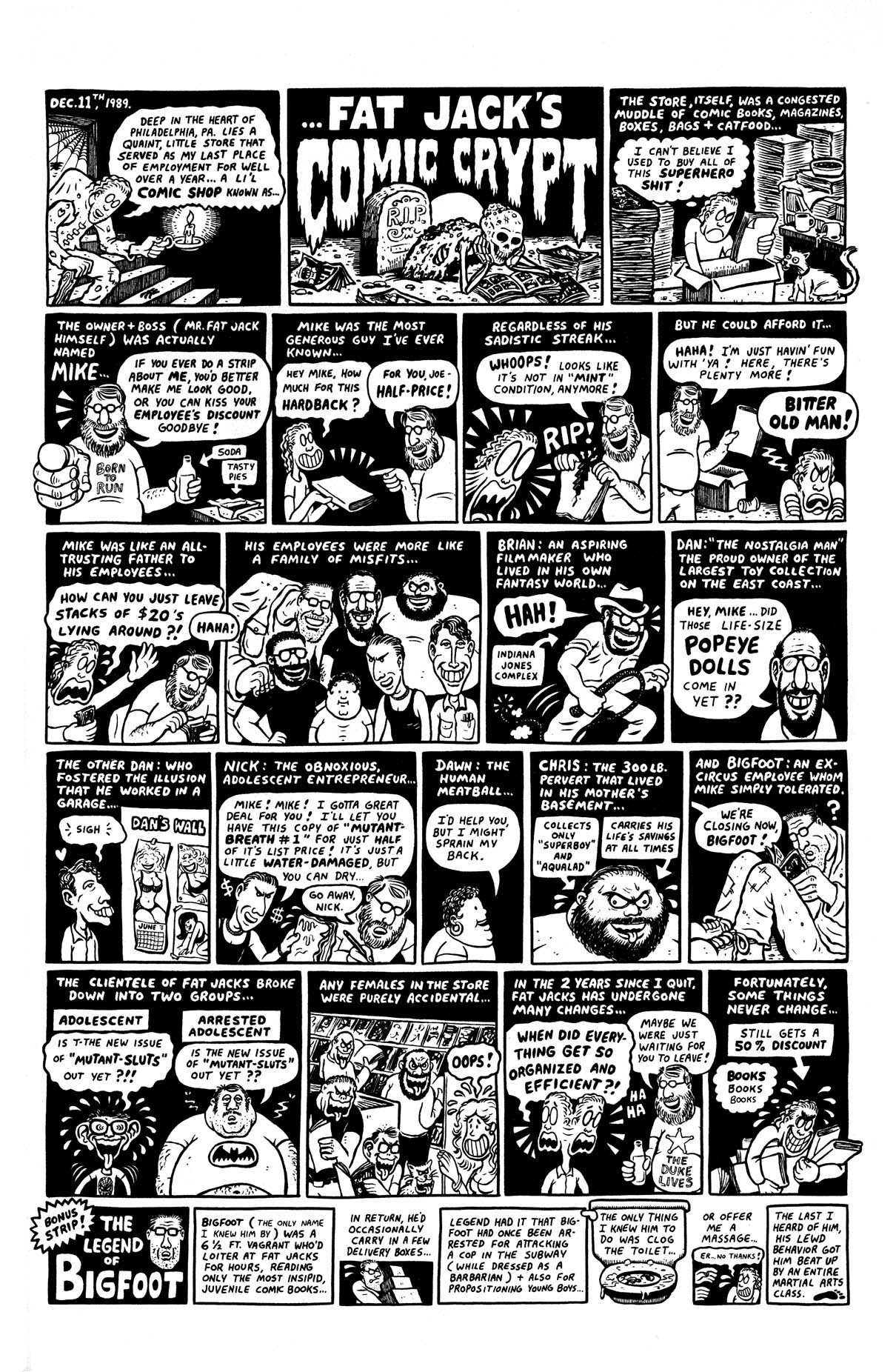 Read online Peepshow: The Cartoon Diary of Joe Matt comic -  Issue # Full - 51