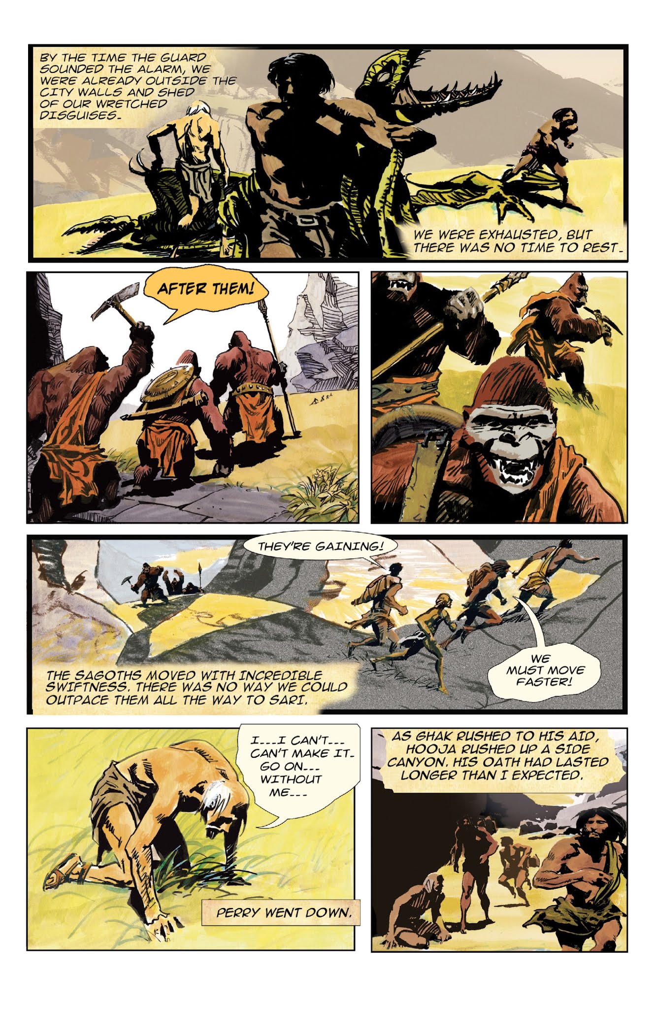 Read online Edgar Rice Burroughs' At the Earth's Core comic -  Issue # TPB - 78
